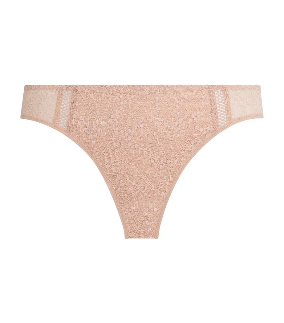 Simone Perele Womens Lace Comète Briefs Rose Sand Image 1