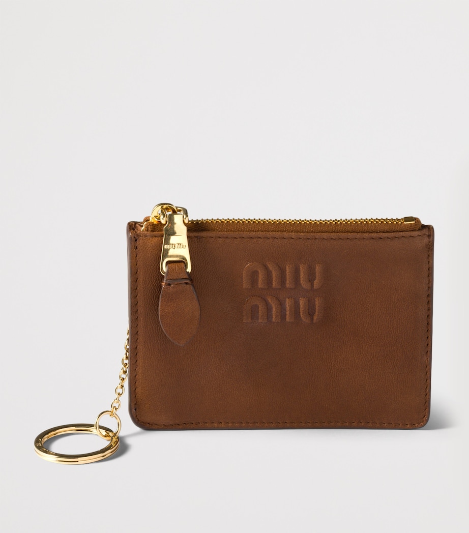 Nappa Leather Embossed Card Holder F0316 Image 3