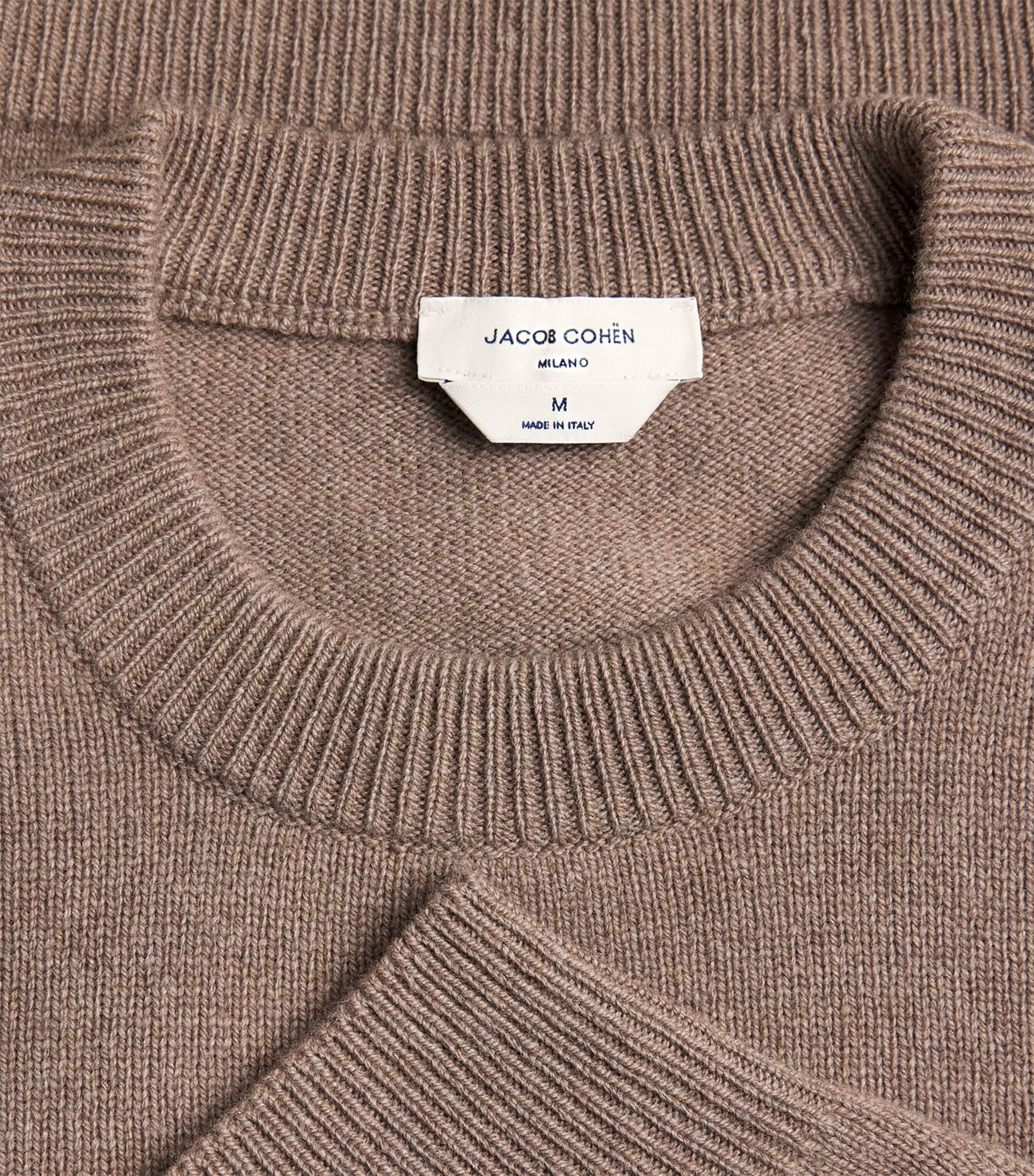 Wool-Cashmere Monogram Sweater D788 Image 5