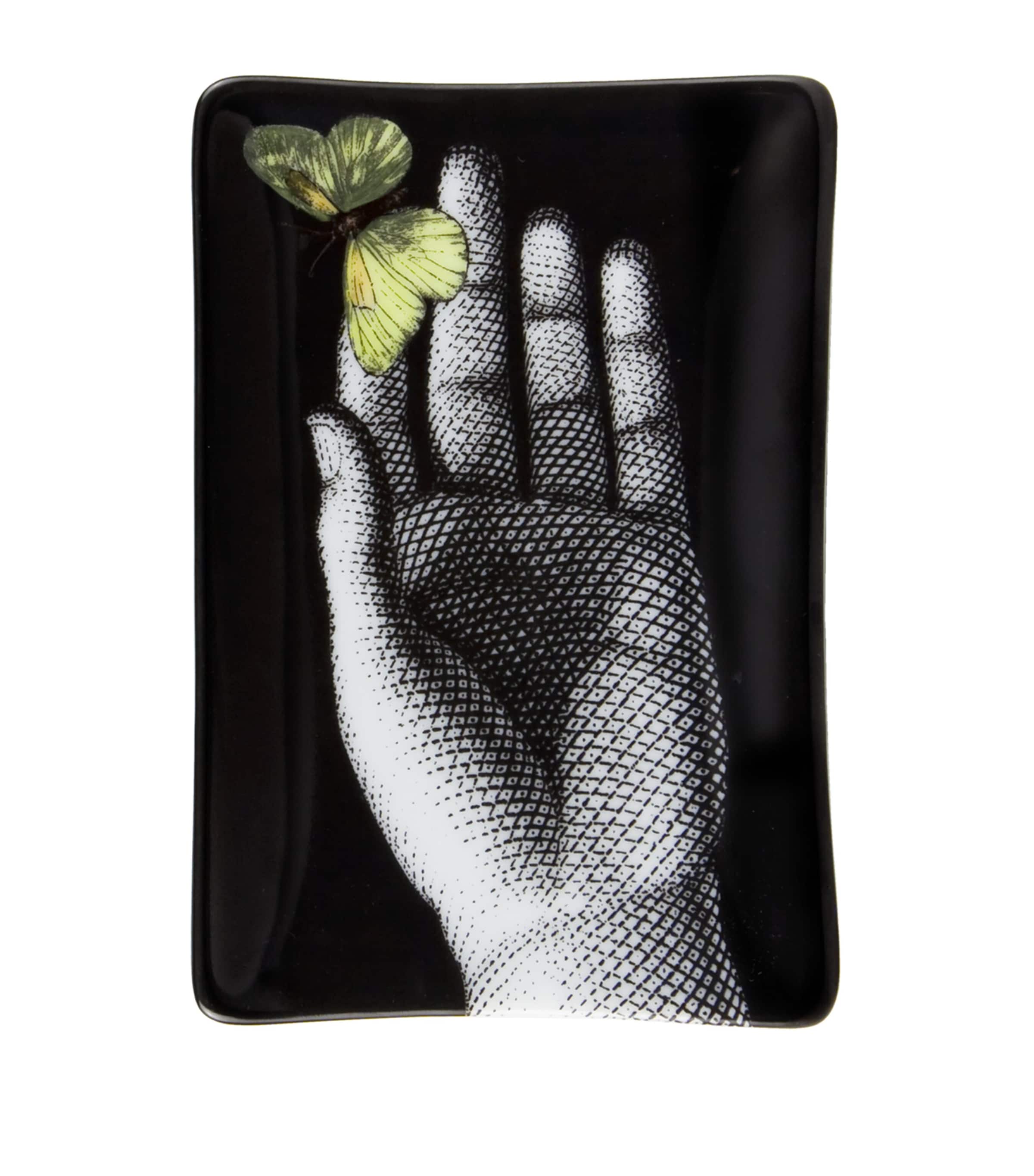 Fornasetti Rectangular Porcelain Ashtray