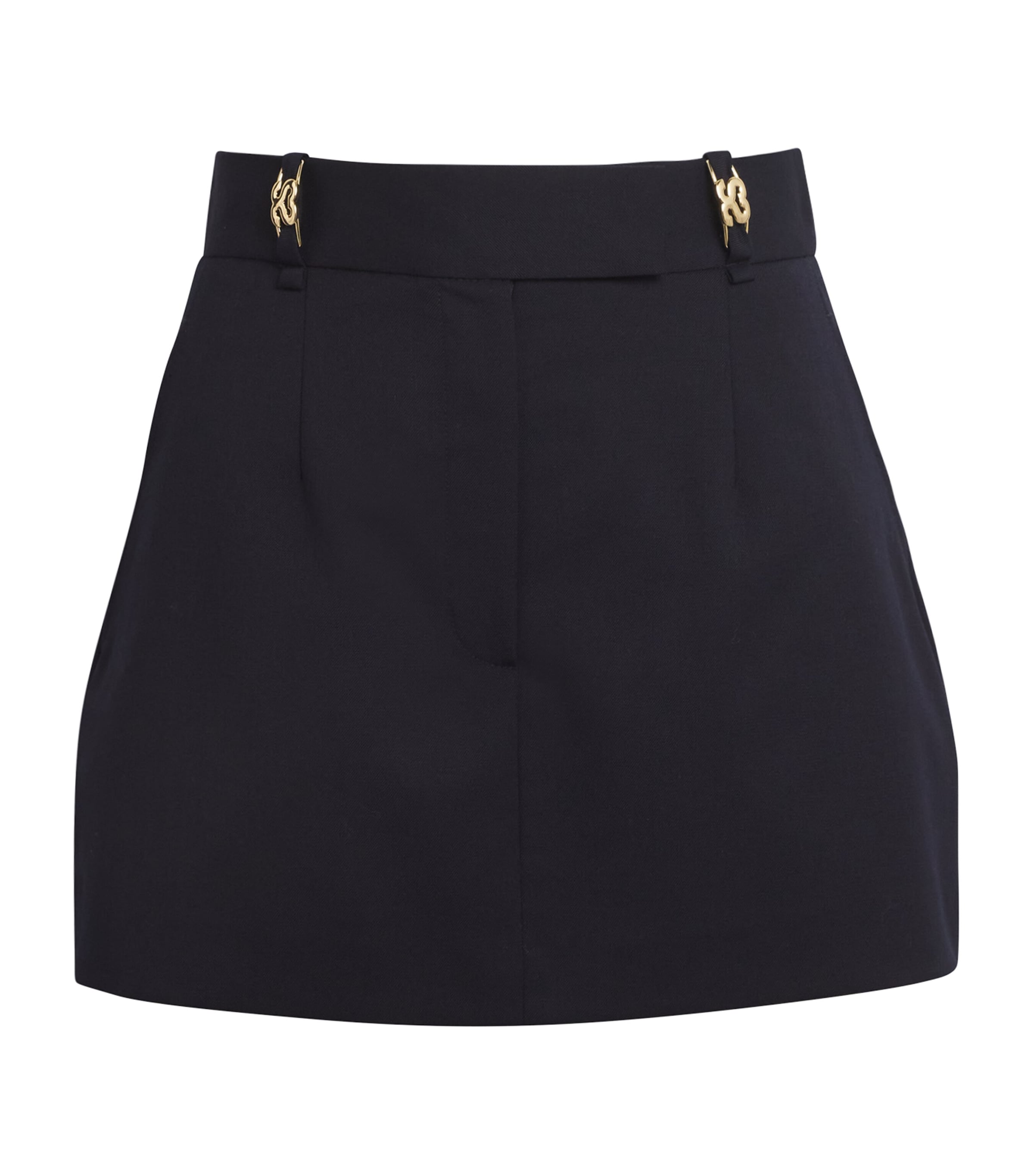 Shop Sandro Mini Skirt In Blue