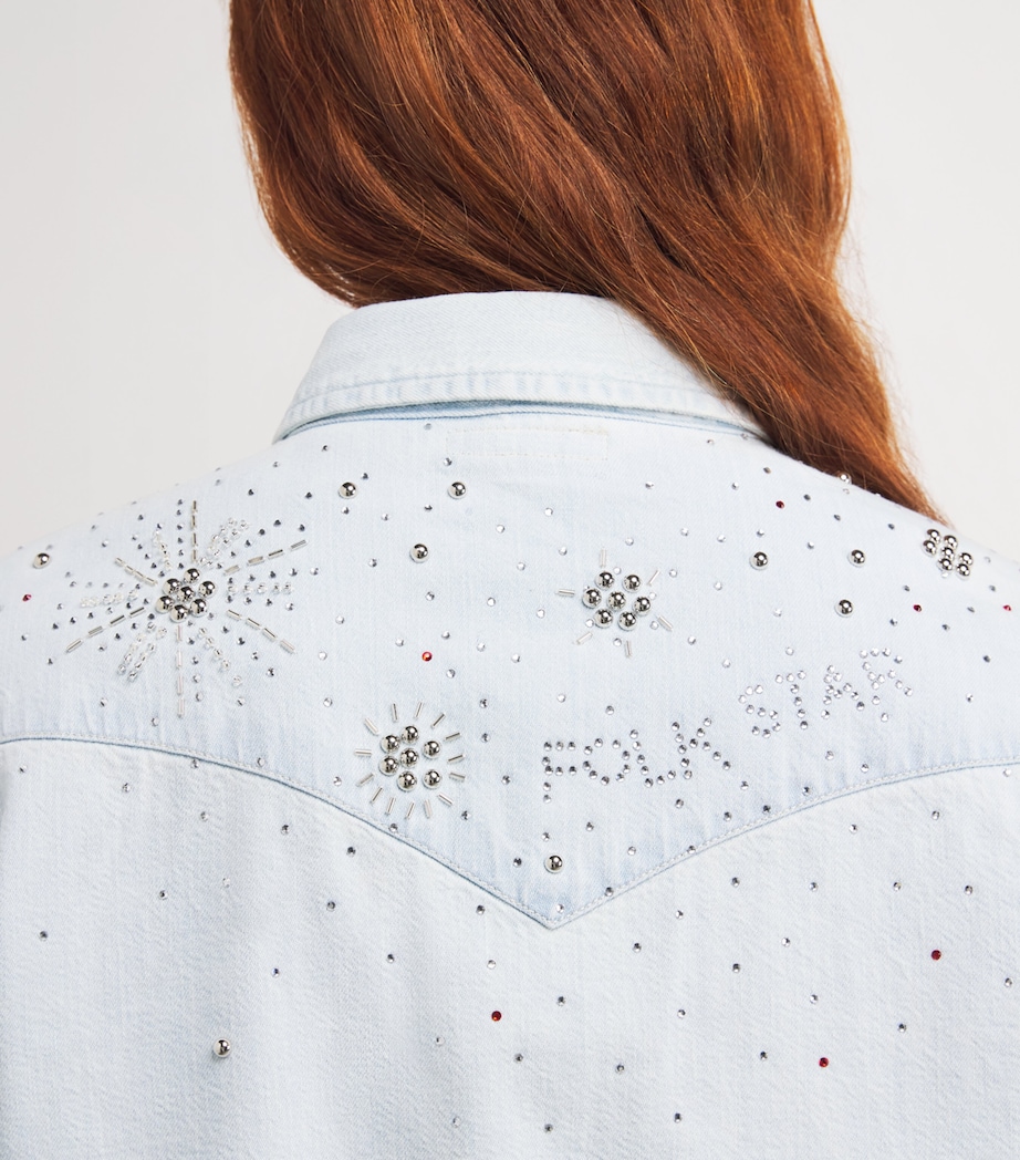 MOTHER Womens Denim All My Exes Shirt More Is More Ism Image 6