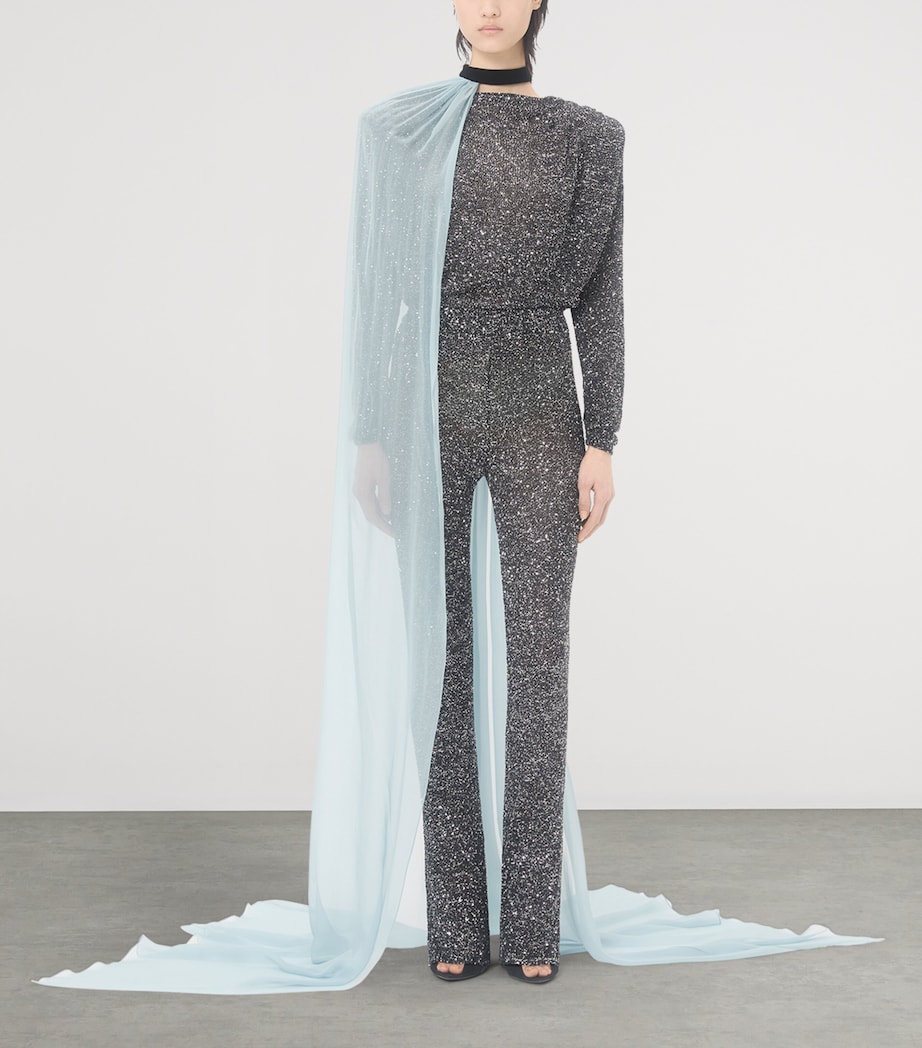 Sequin Knit Trousers NUD Image 5