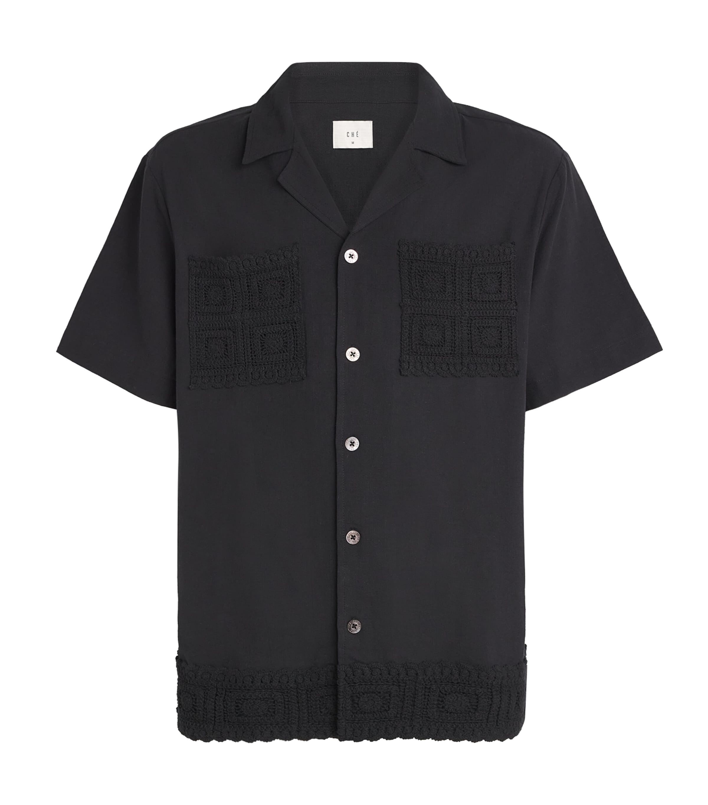 CHÉ Cotton-Linen Inigo Shirt Black