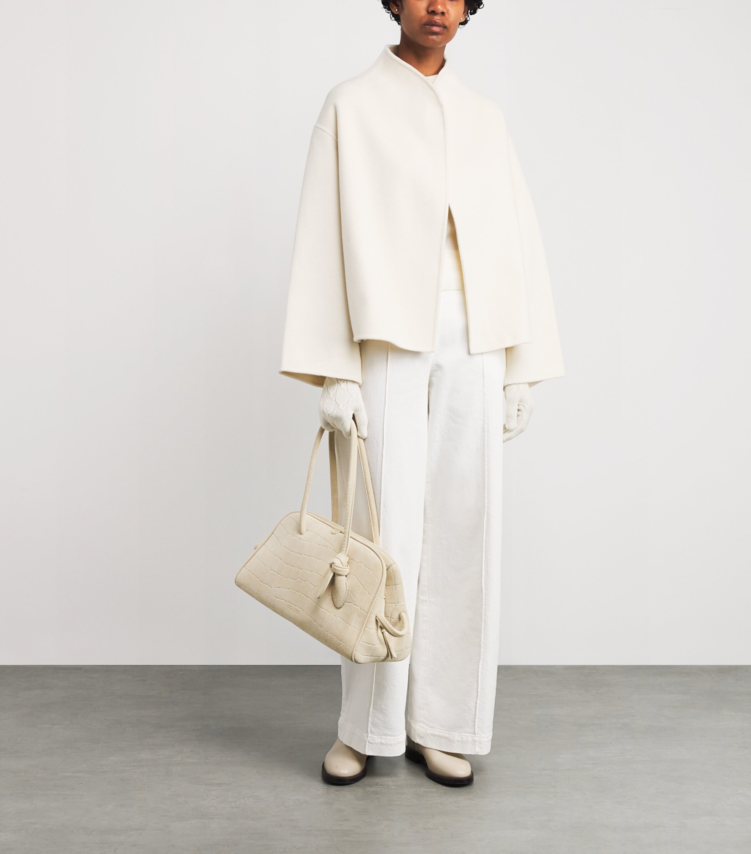 Cashmere Knitted Gloves PANNA Image 3