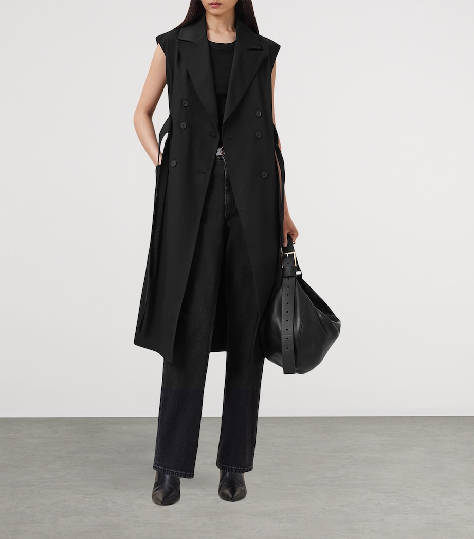 Cadence Hybrid Trench Coat BLACK Image 11