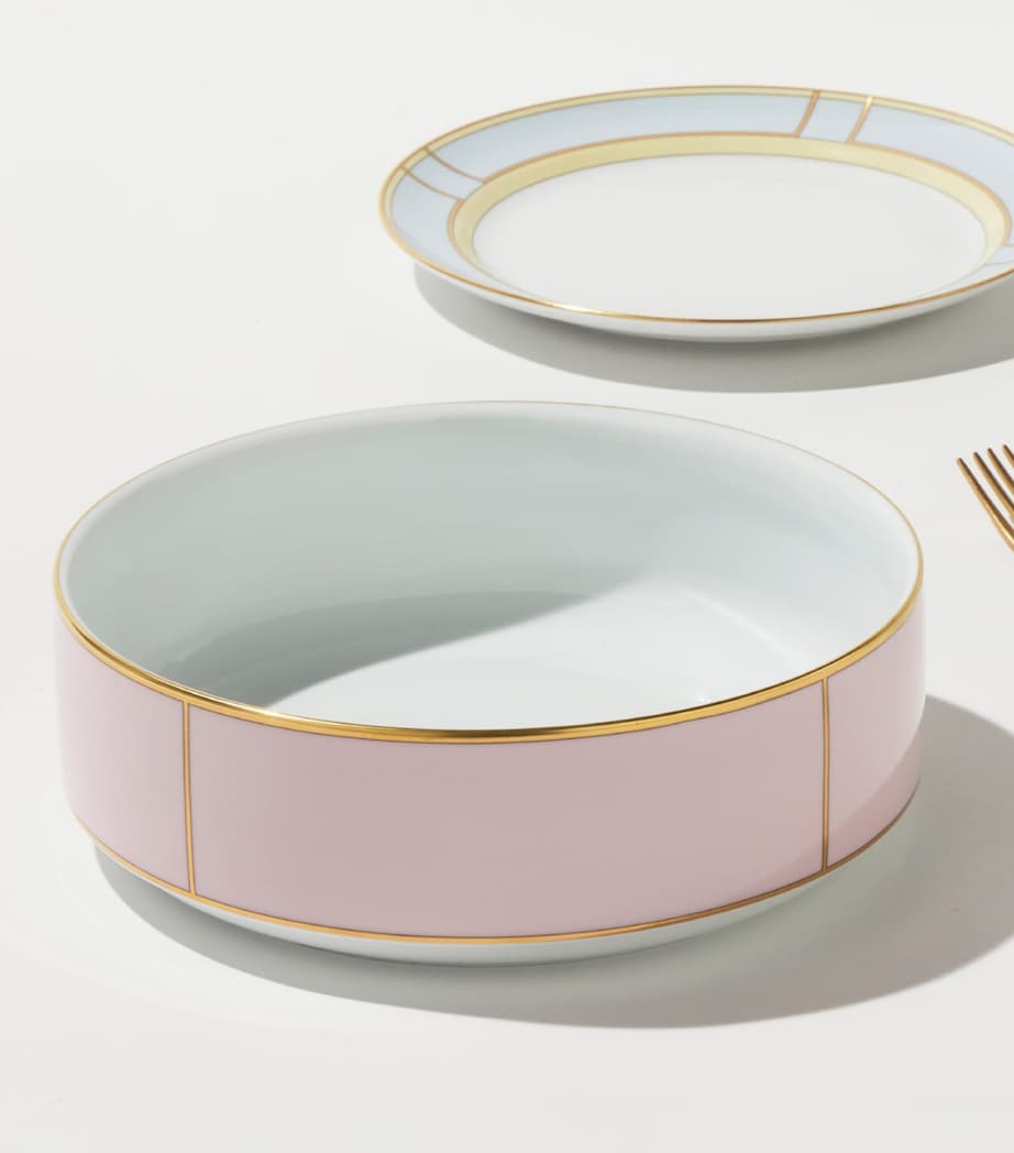 Porcelain Colonna Diva Rosa Salad Bowl (24cm) G00134902 Image 3