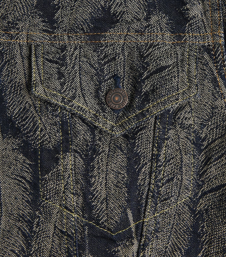 Kapital Mens Magpie Denim Jacket Dark Image 6