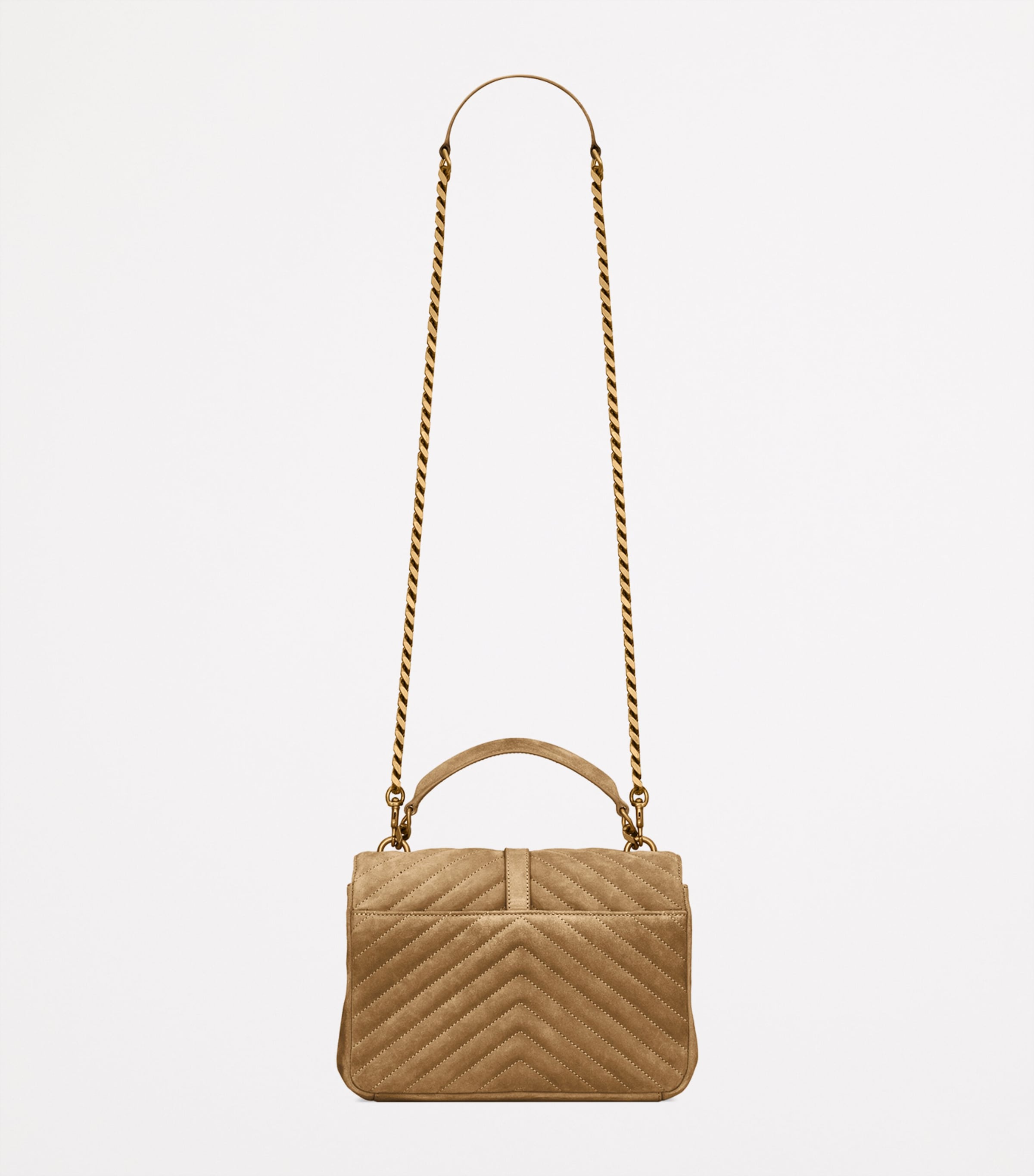 Medium Suede Collège Top-Handle Bag 3194 Image 2