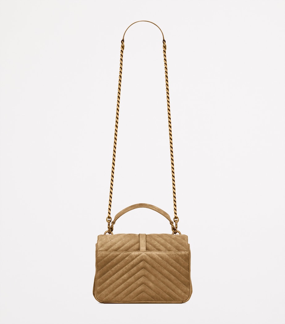 Medium Suede Collège Top-Handle Bag 3194 Image 2