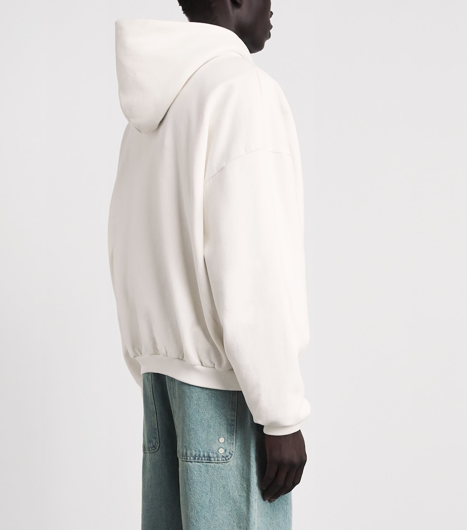 Represent Mens Cotton Owners Club Hoodie Chalk Image 5