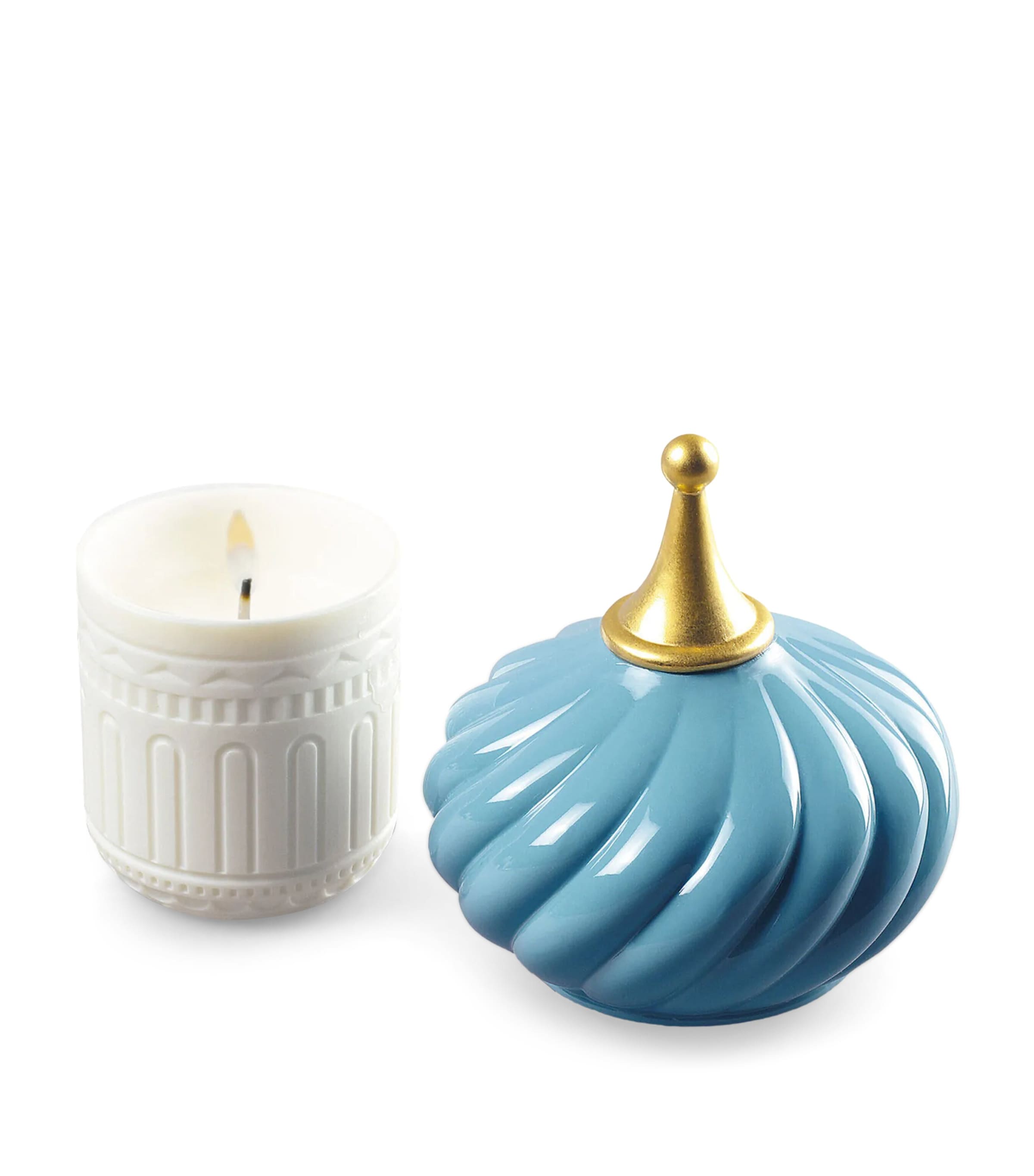 Turquoise Spire Scented Candle (200g) MULTI Image 4