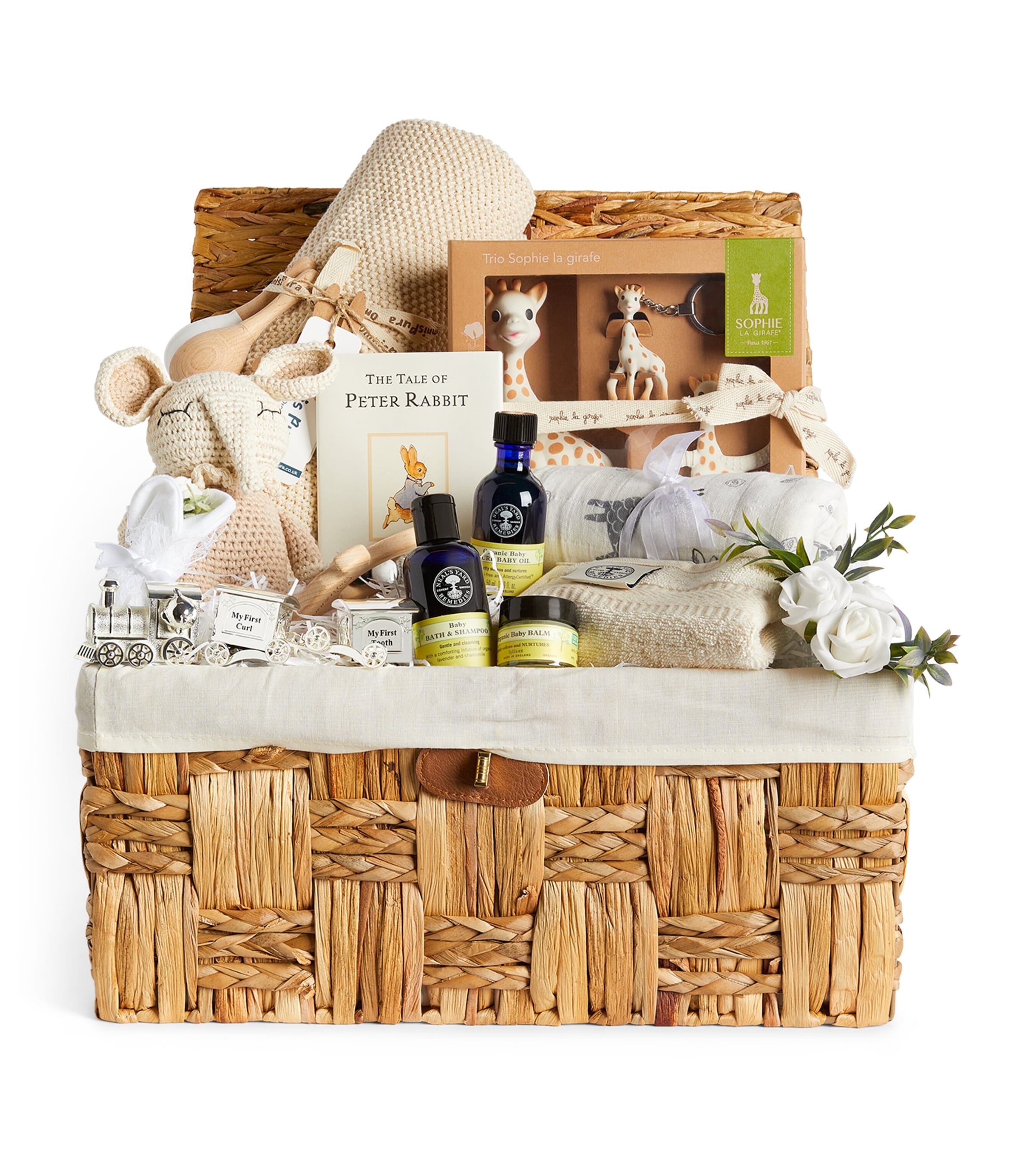 Bumbles & Boo Neutral Pure and Natural New Baby Hamper | Harrods UK
