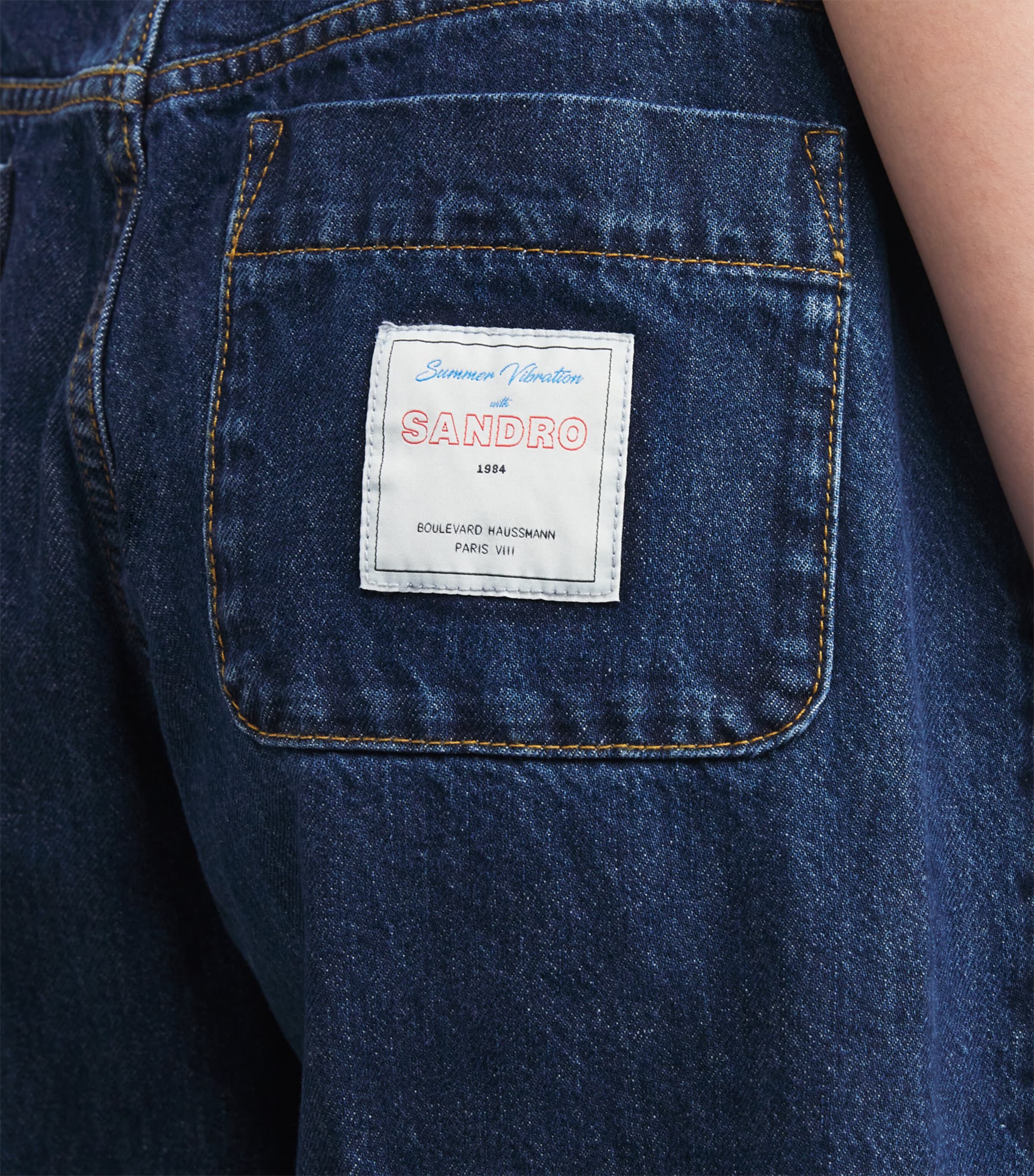 Wide-Leg Jeans DEEP BLUE Image 6