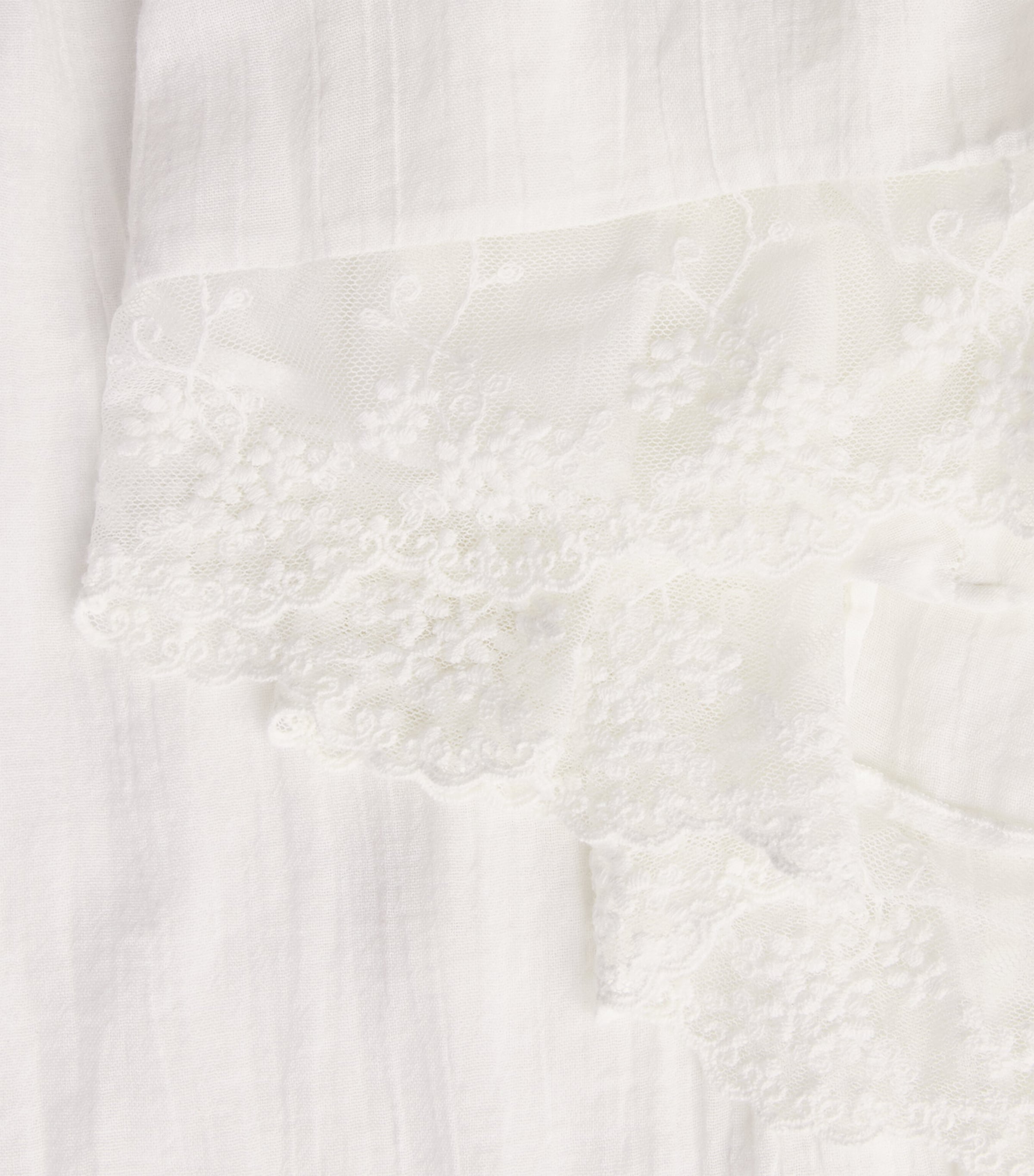 Rixo Womens Cotton Embroidered Diann Blouse Lilly Embrdry Ivory Image 6