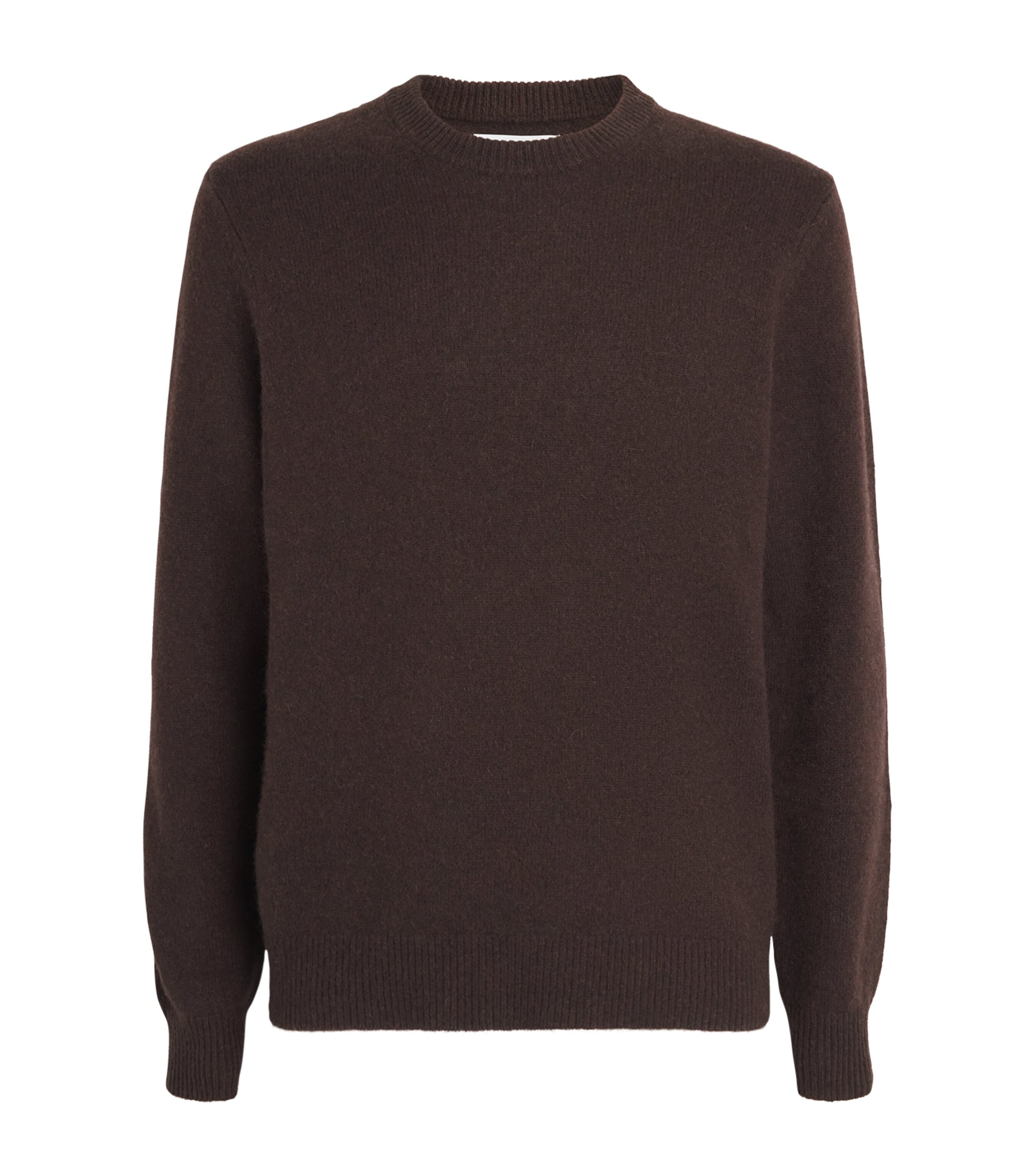 Samsoe & Samsoe Merino Wool Sweatshirt In Brown