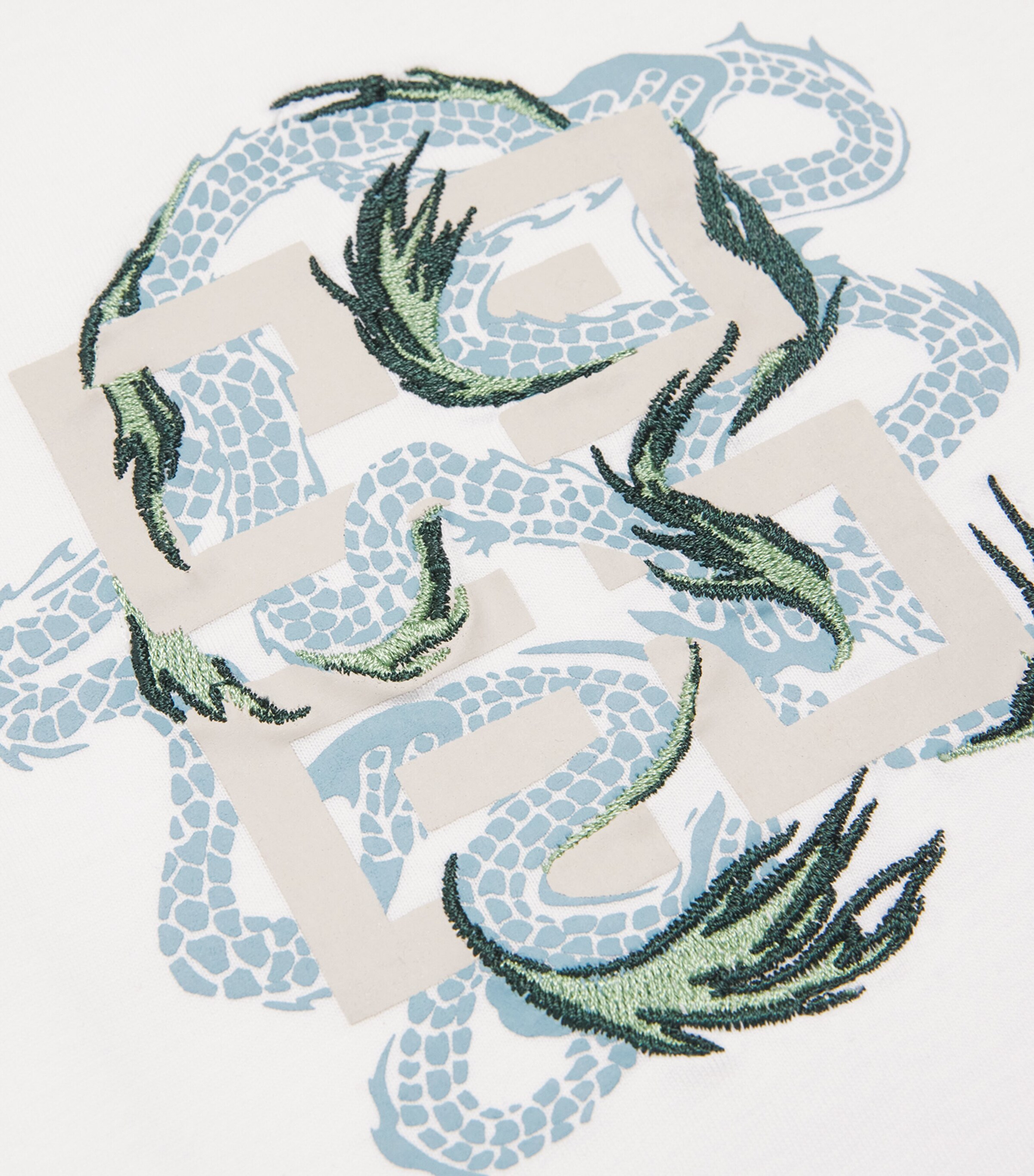 Dragon Graphic 4G T-Shirt WHITE Image 3