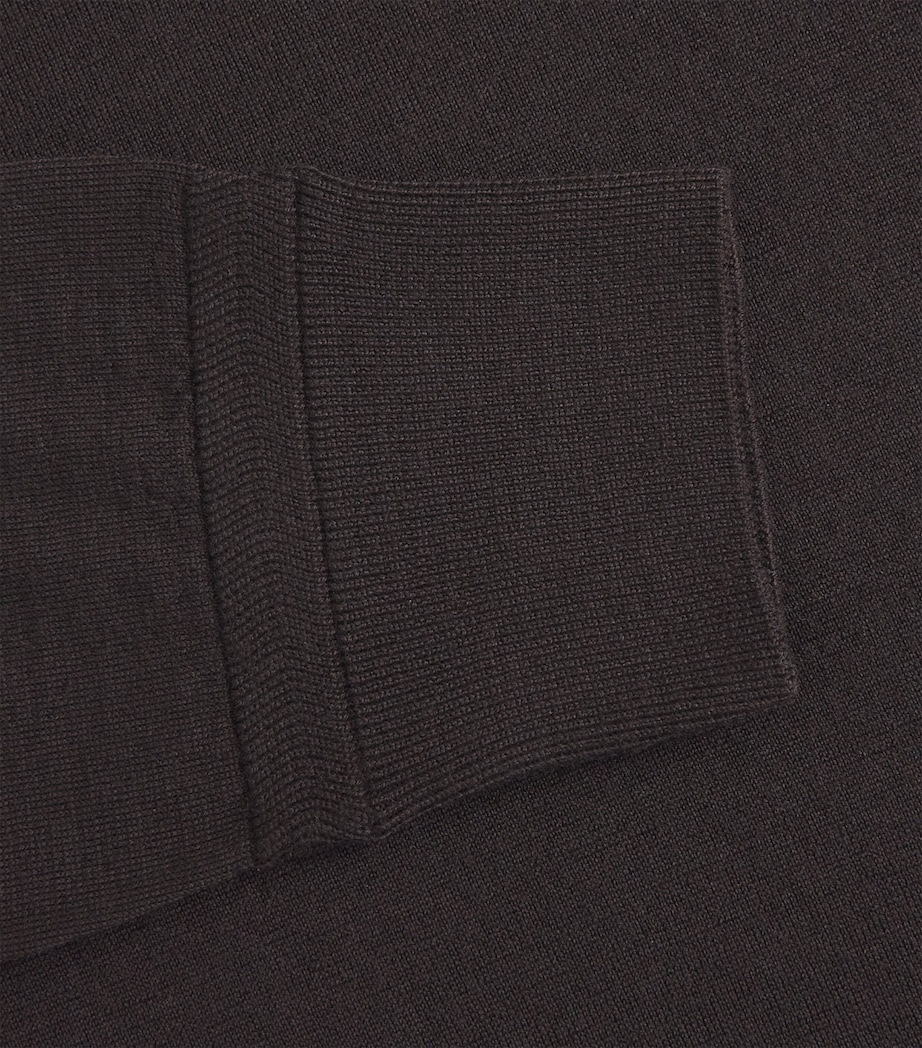 Isaia Mens Wool Sweater Image 6