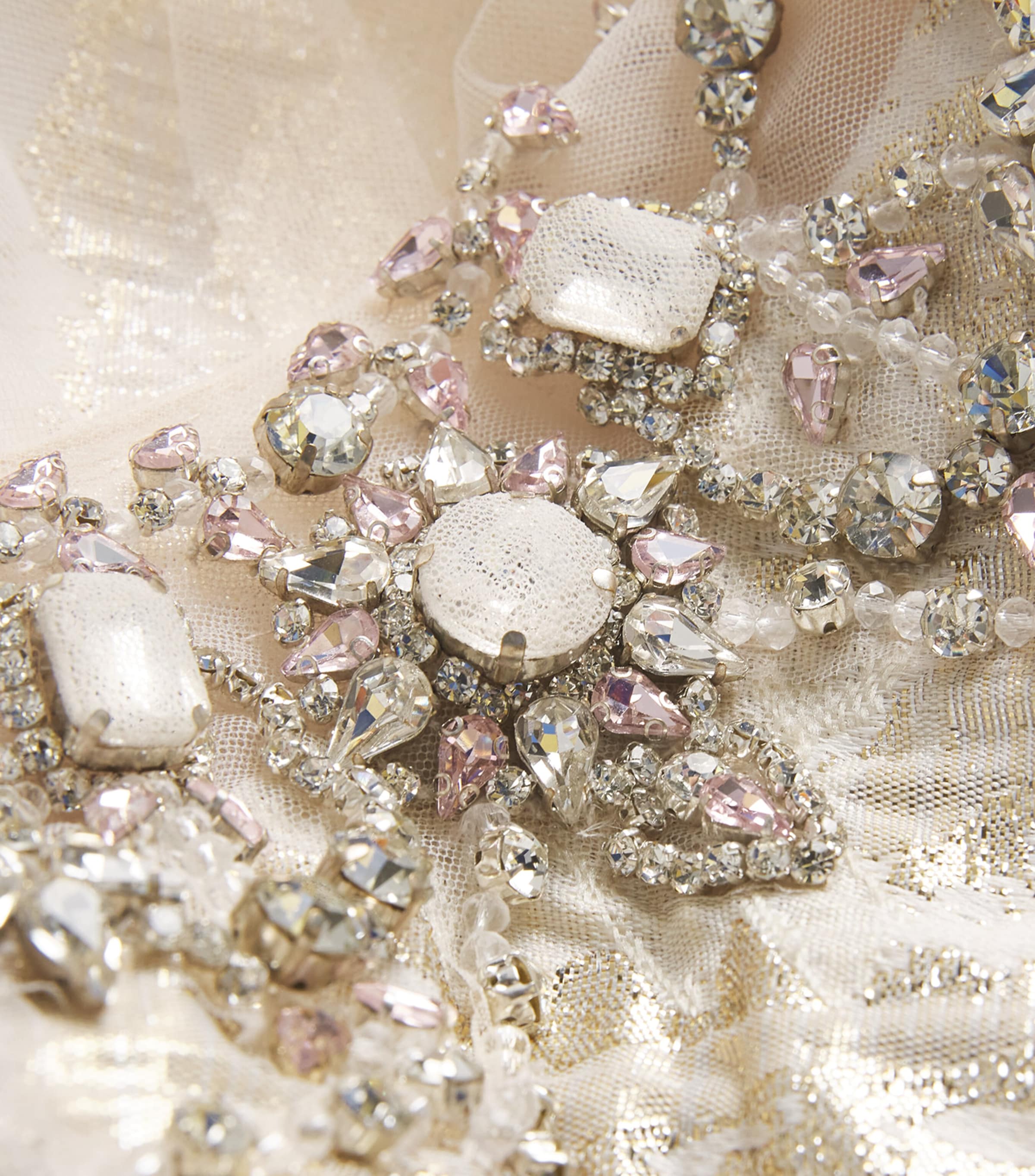 Embellished Dress with Cape (2-14 Years) GOLD Image 3