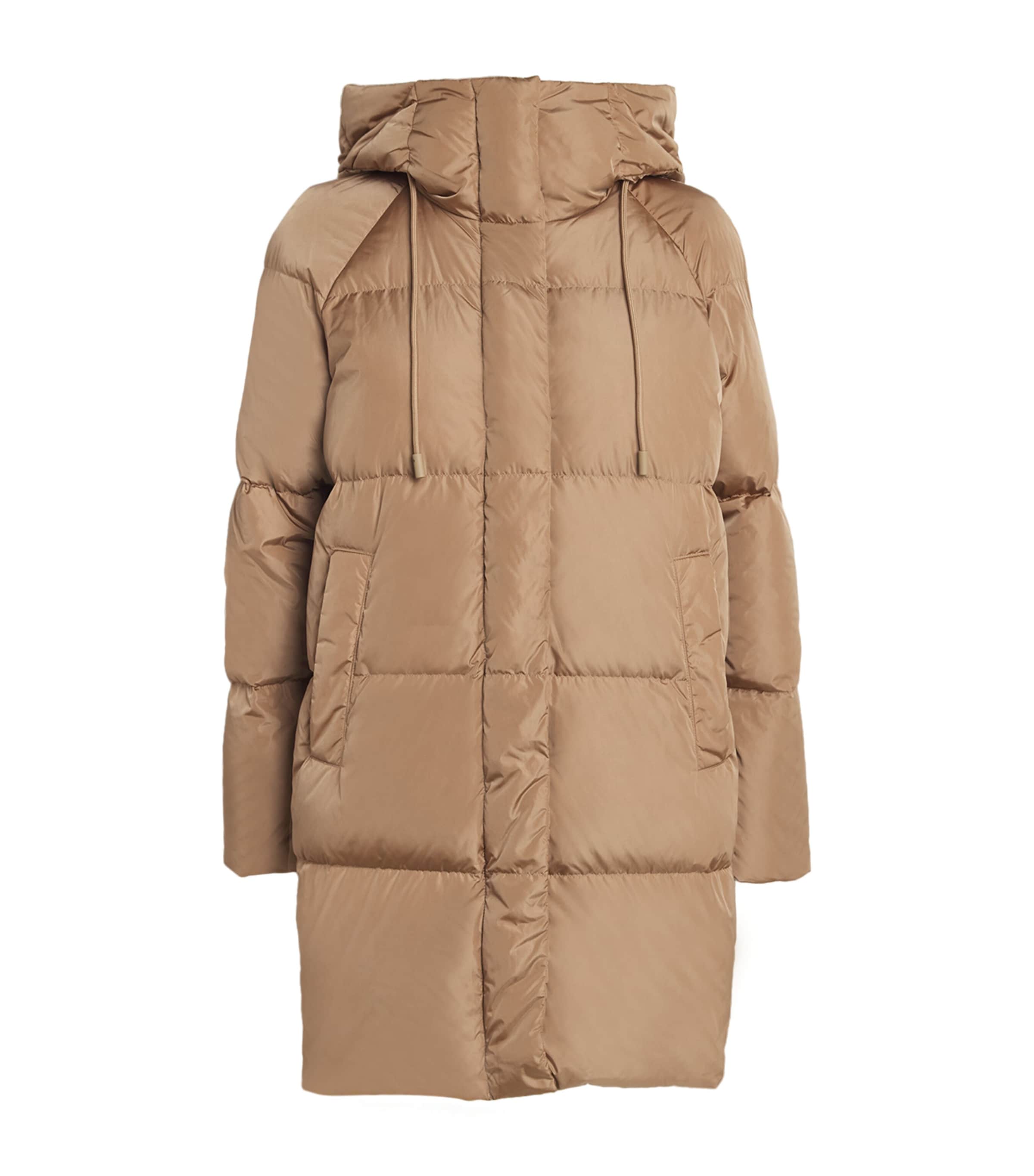 Weekend Max Mara Beige Quilted Down Coat | Harrods US