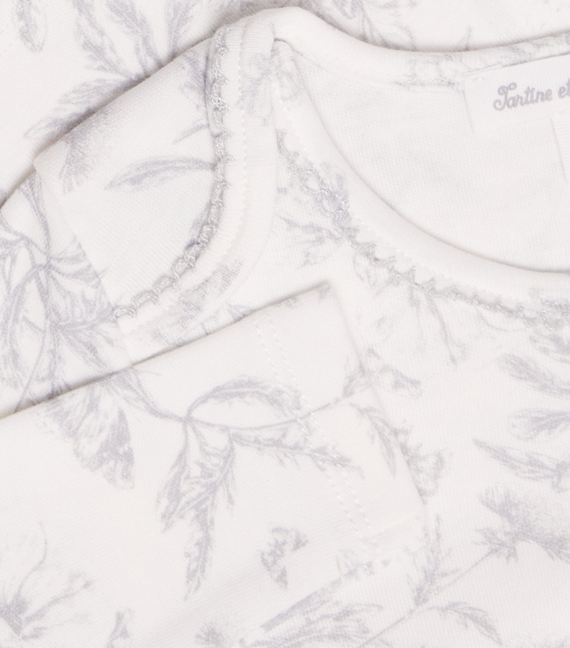 Printed Top and Leggings Set (Newborn-2 Years) 21GRIS CLAIR Image 4