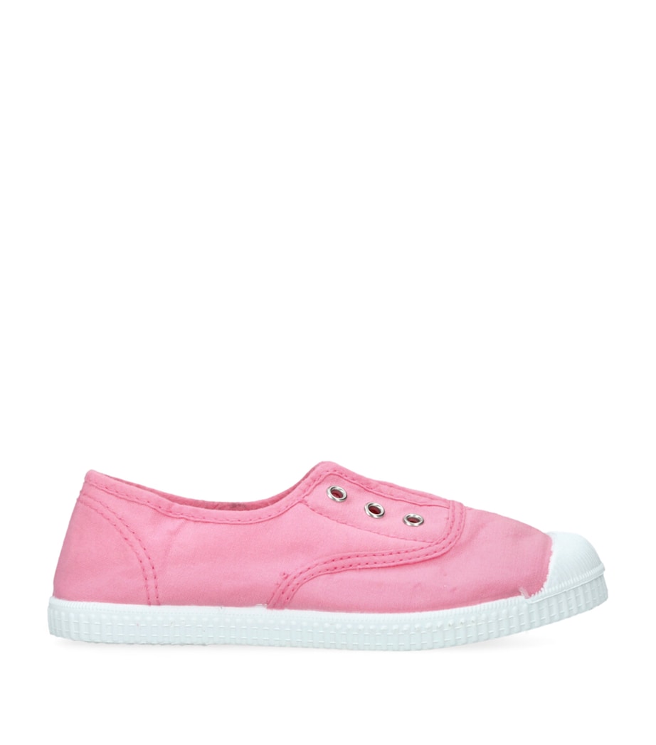 papouelli Organic Canvas Darcie Sneakers Peach Image 1