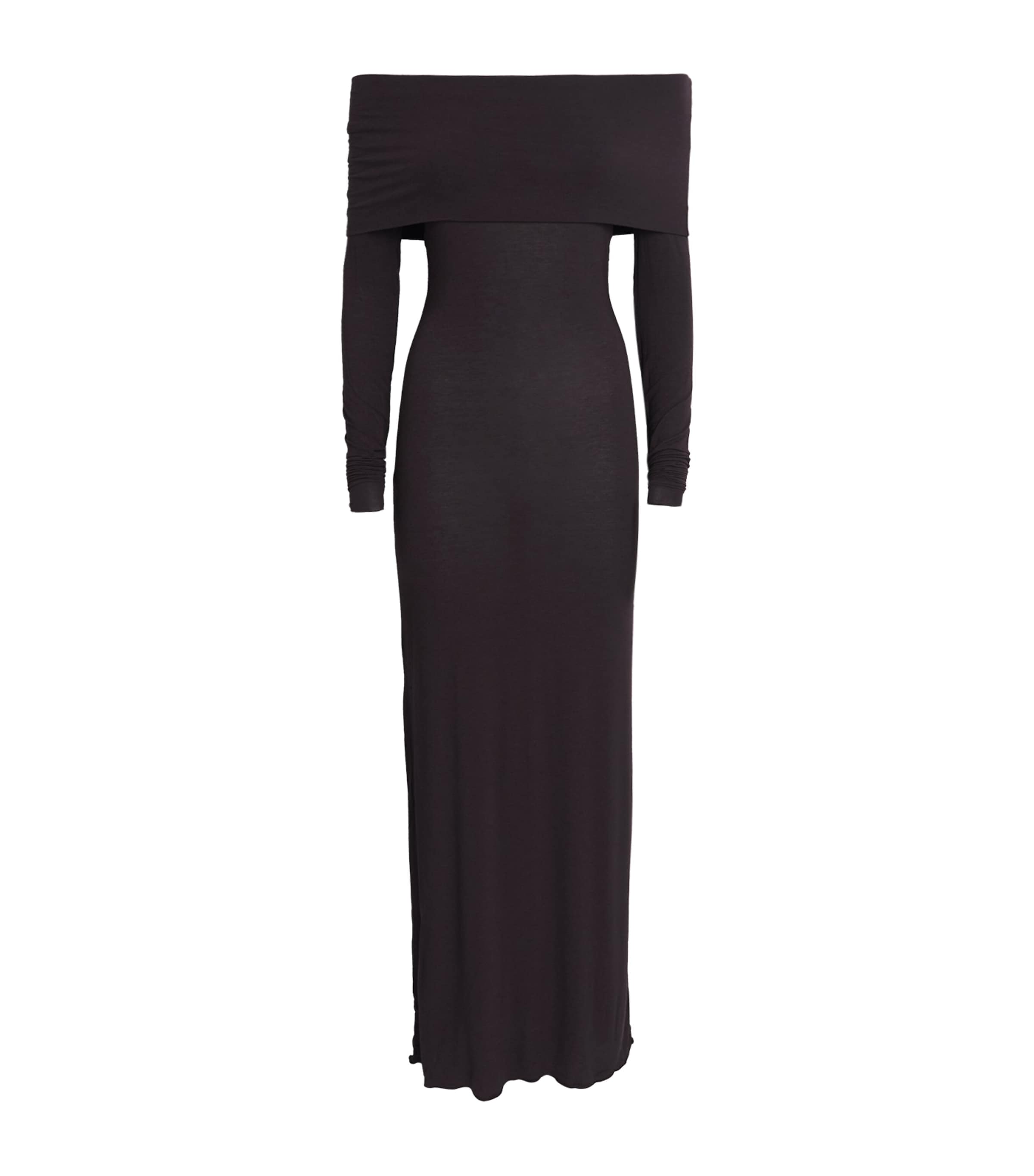 Sheer Modal Off-The-Shoulder Maxi Dress PHOENIX Image 1