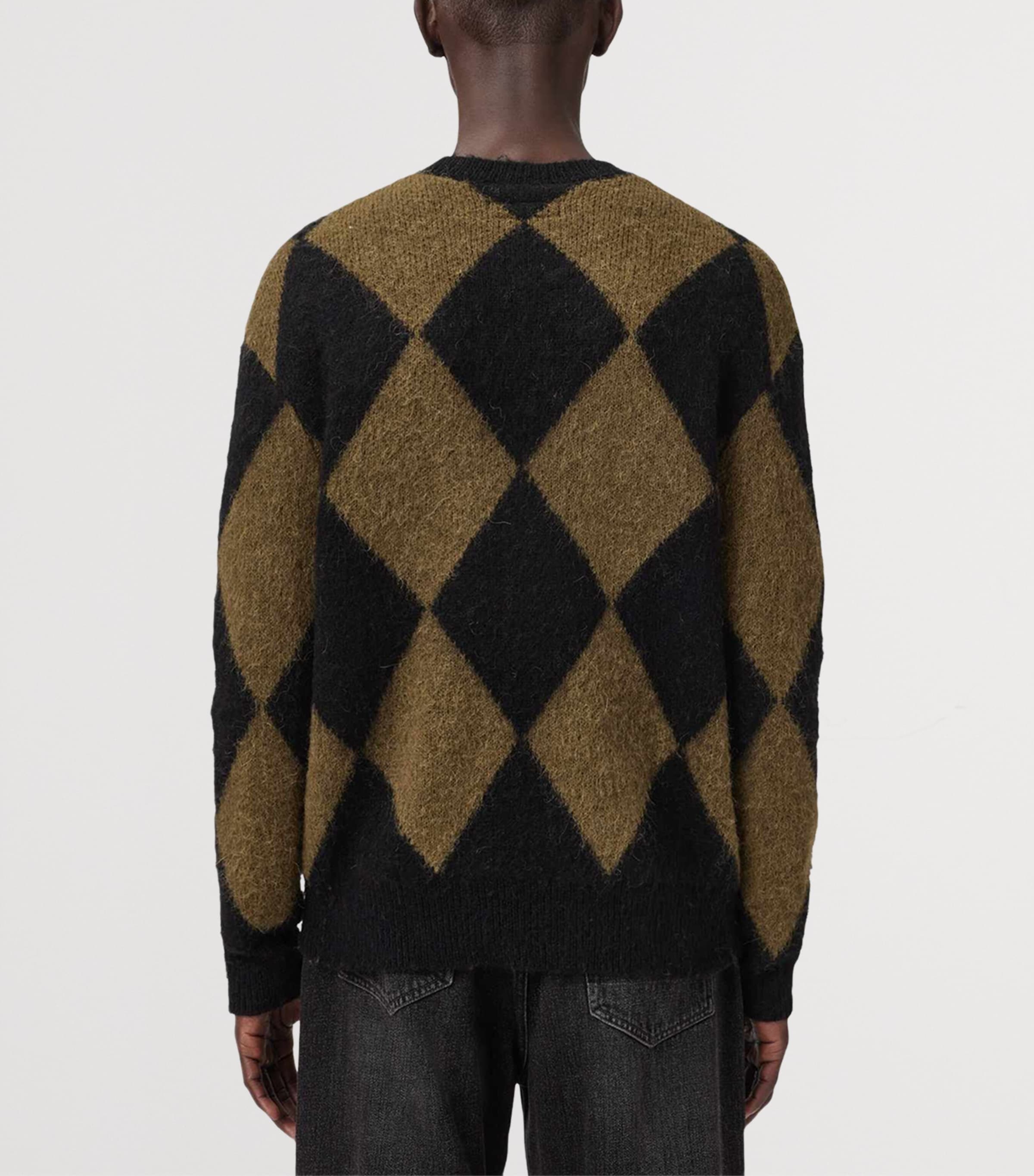 Jacquard Bower Sweater BLACK/BROWN Image 7