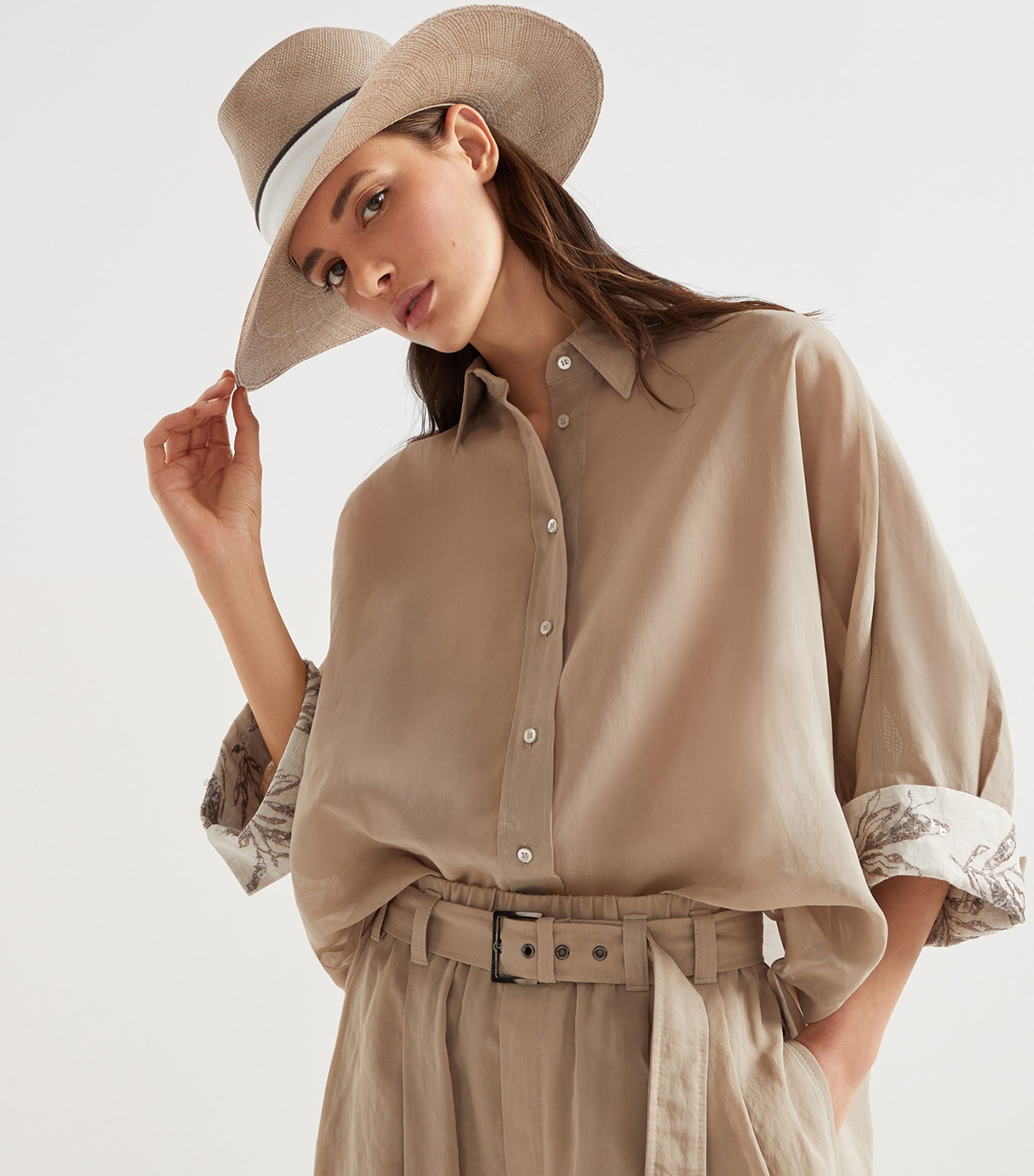 【★エレガント★】Brunello Cucinelli ☆ オーバーシャツ 10278083WL_12_f.jpg