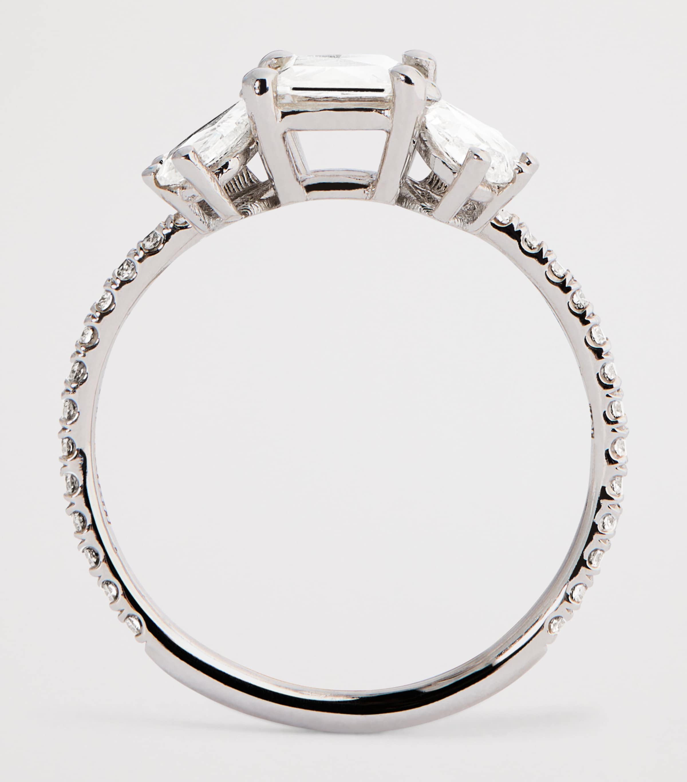 Suzanne Kalan White Gold and Diamond One of a Kind Butterfly Ring Wg/wd Image 3