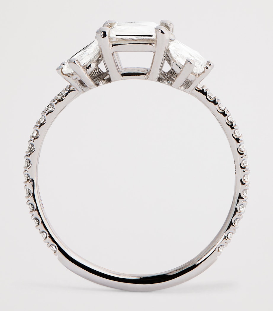 Suzanne Kalan White Gold and Diamond One of a Kind Butterfly Ring Wg/wd Image 3