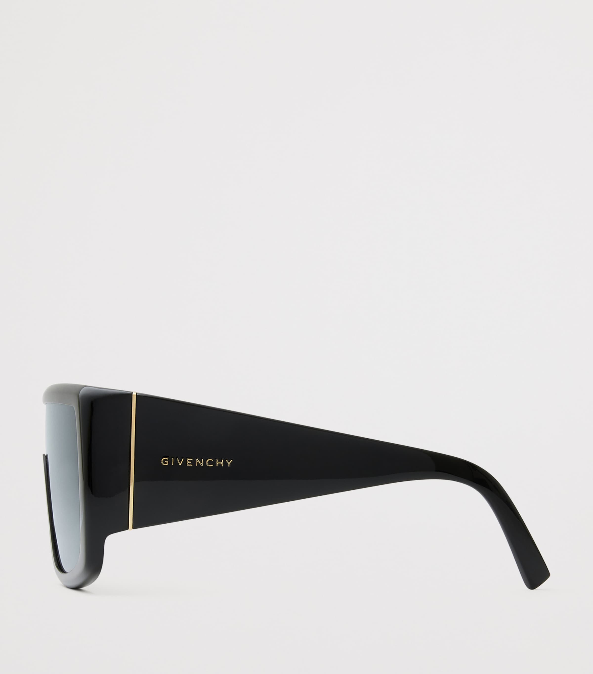 Acetate Square Sunglasses BLACK Image 4