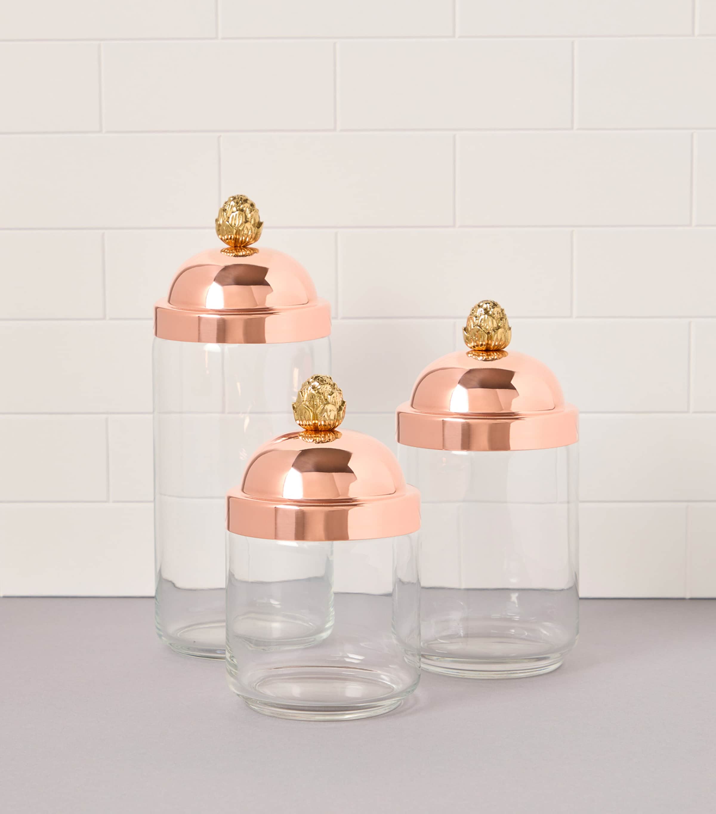 Ruffoni RUFF HISTORIA KITCHEN JAR 3 PCS SET Copper Image 2