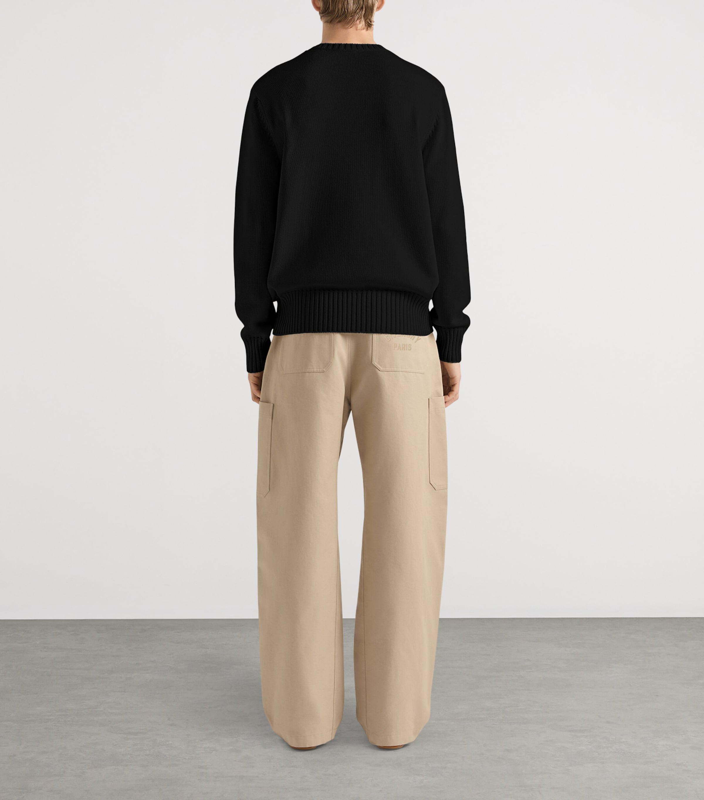 Wool-Cashmere Sweater BLACK Image 3