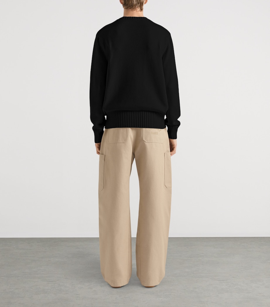 Wool-Cashmere Sweater BLACK Image 3