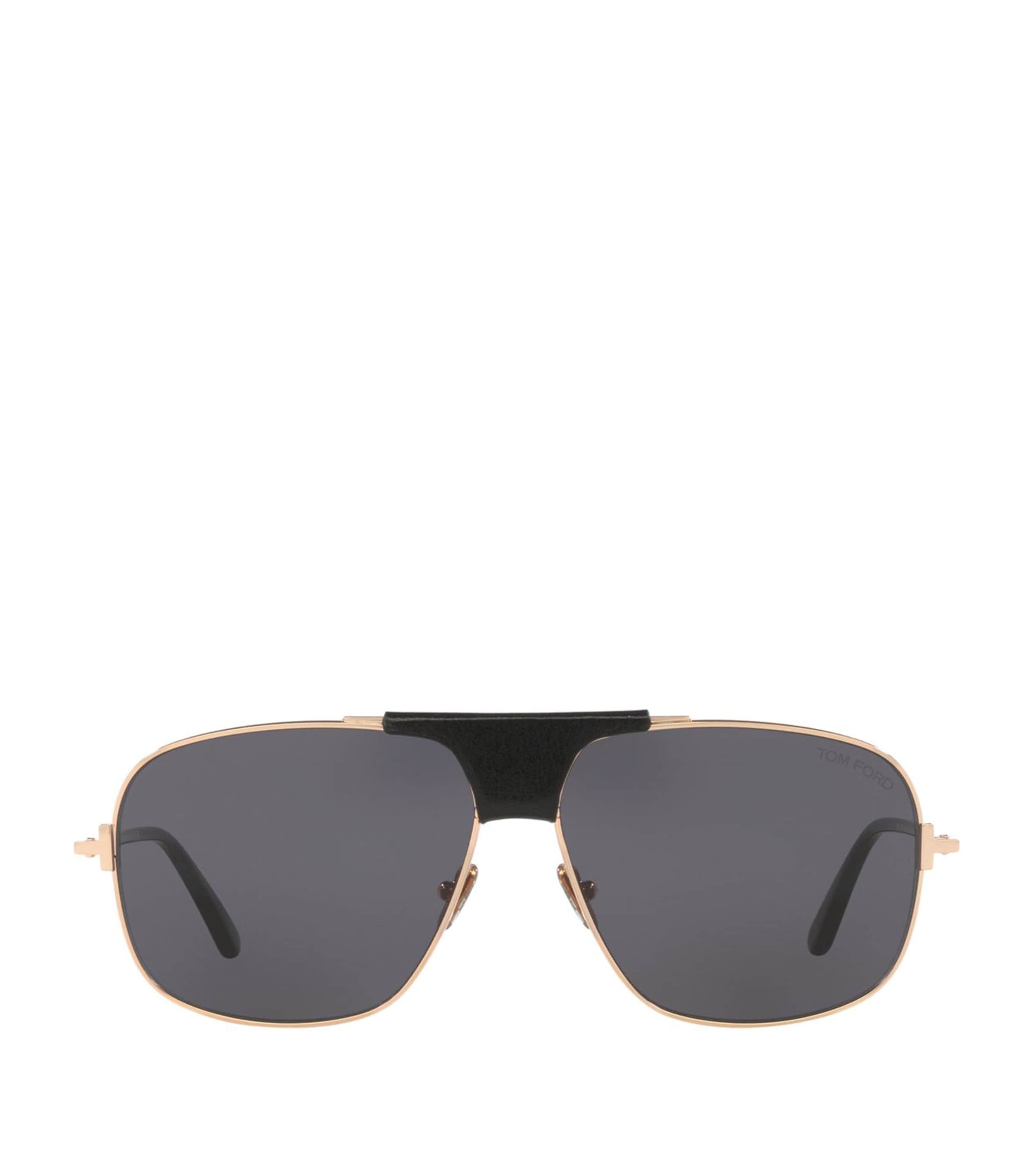 Tom Ford Metal Tex Sunglasses In Gold