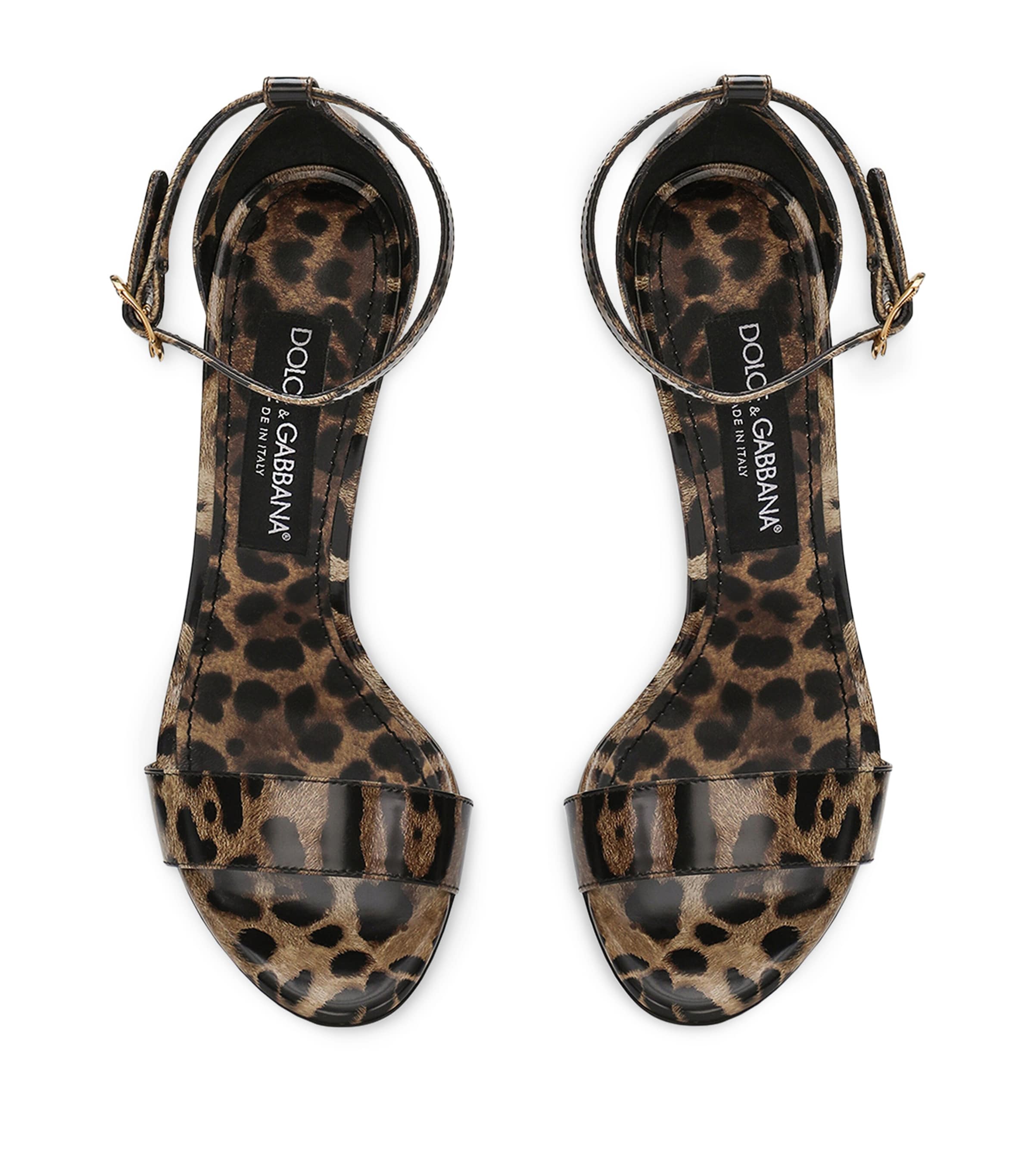 Calfskin DG Sandals 105 HA93M-LEO Image 2