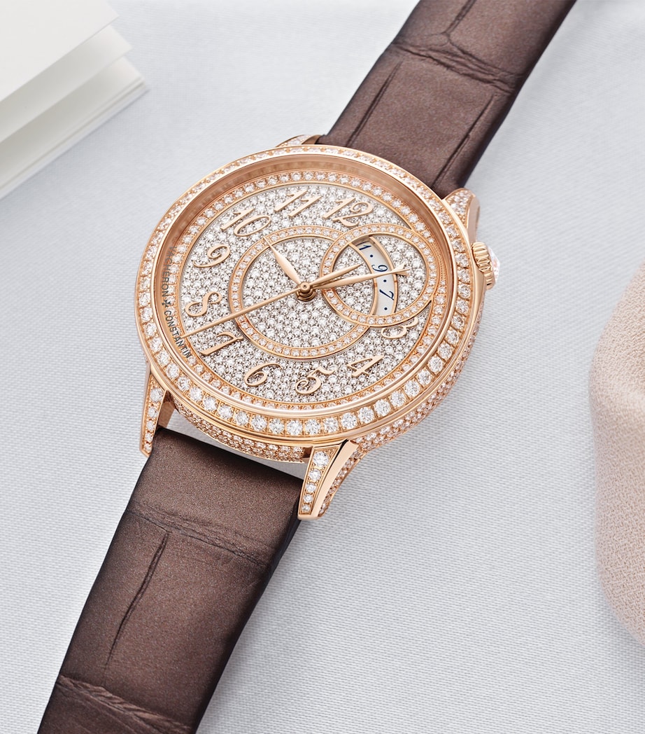 Rose Gold and Diamond Egérie Watch 35mm RED GOLD Image 5