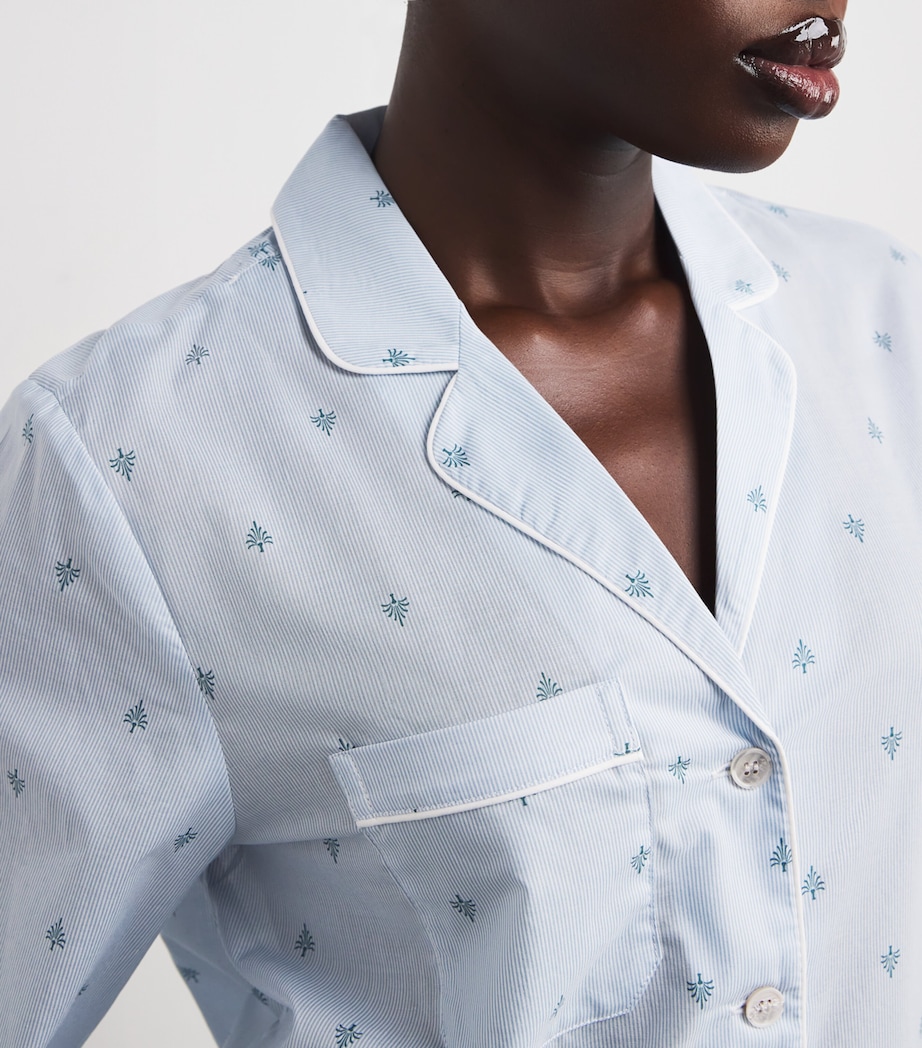 Cotton Nelson Pyjama Set 100 BLUE Image 4