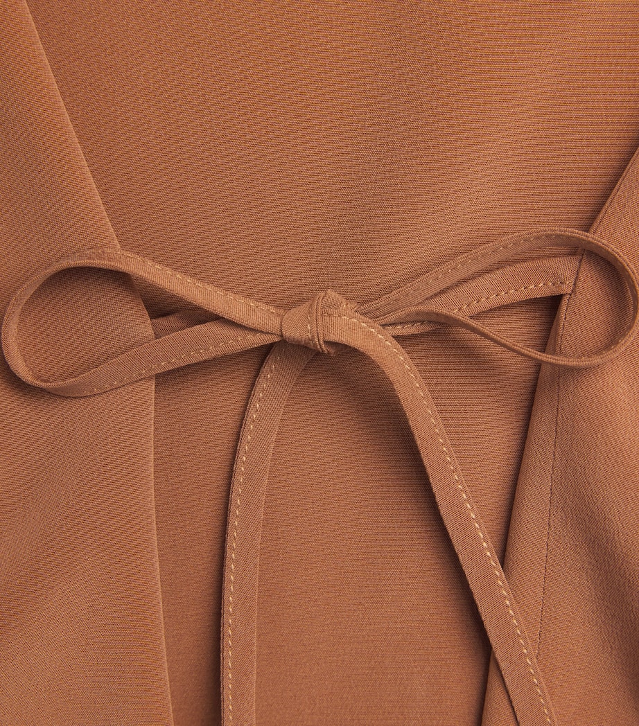 Yves Salomon Womens Silk Crepe Top Image 6