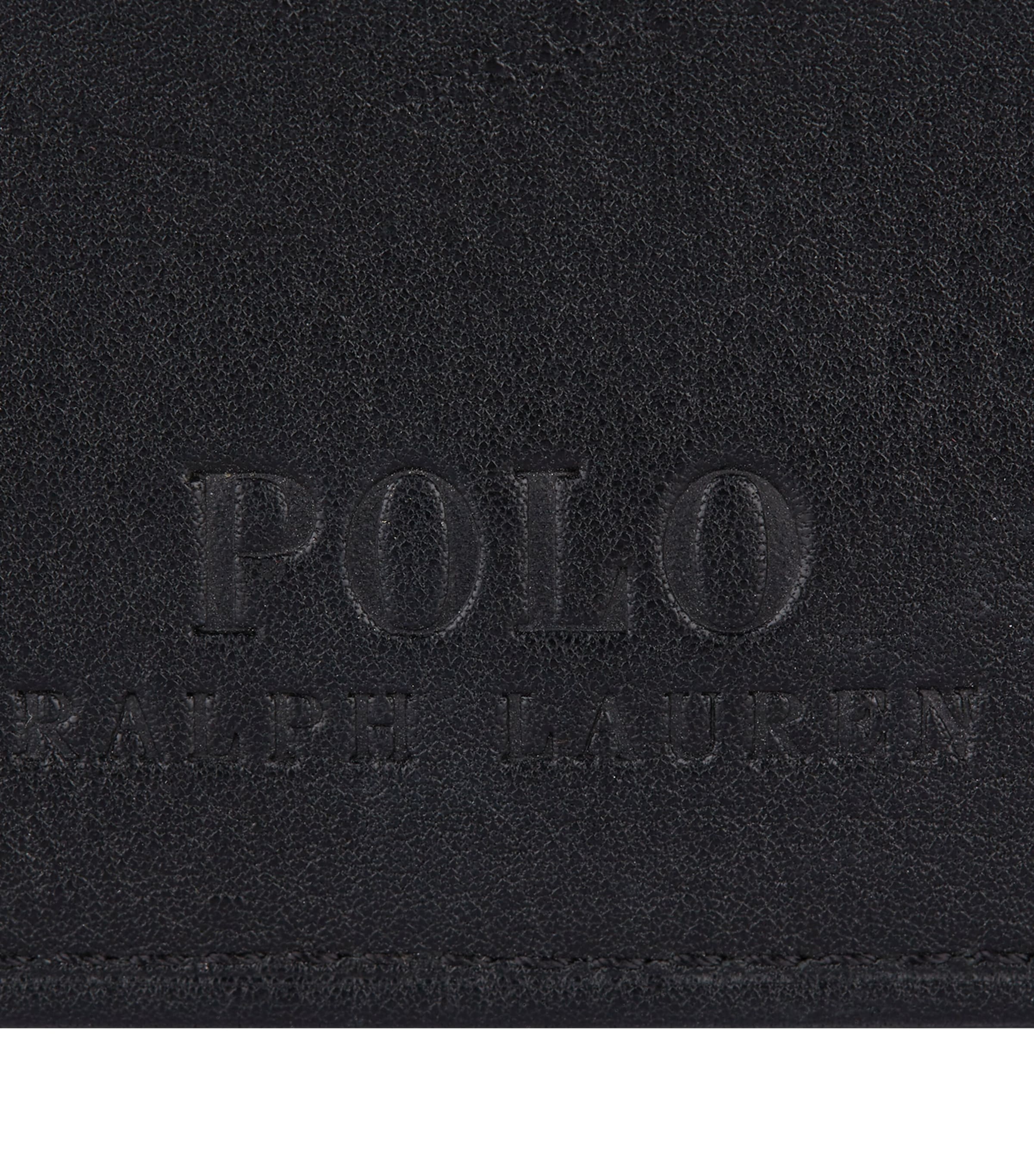 Polo Ralph Lauren Leather Logo Card Holder Black Image 5