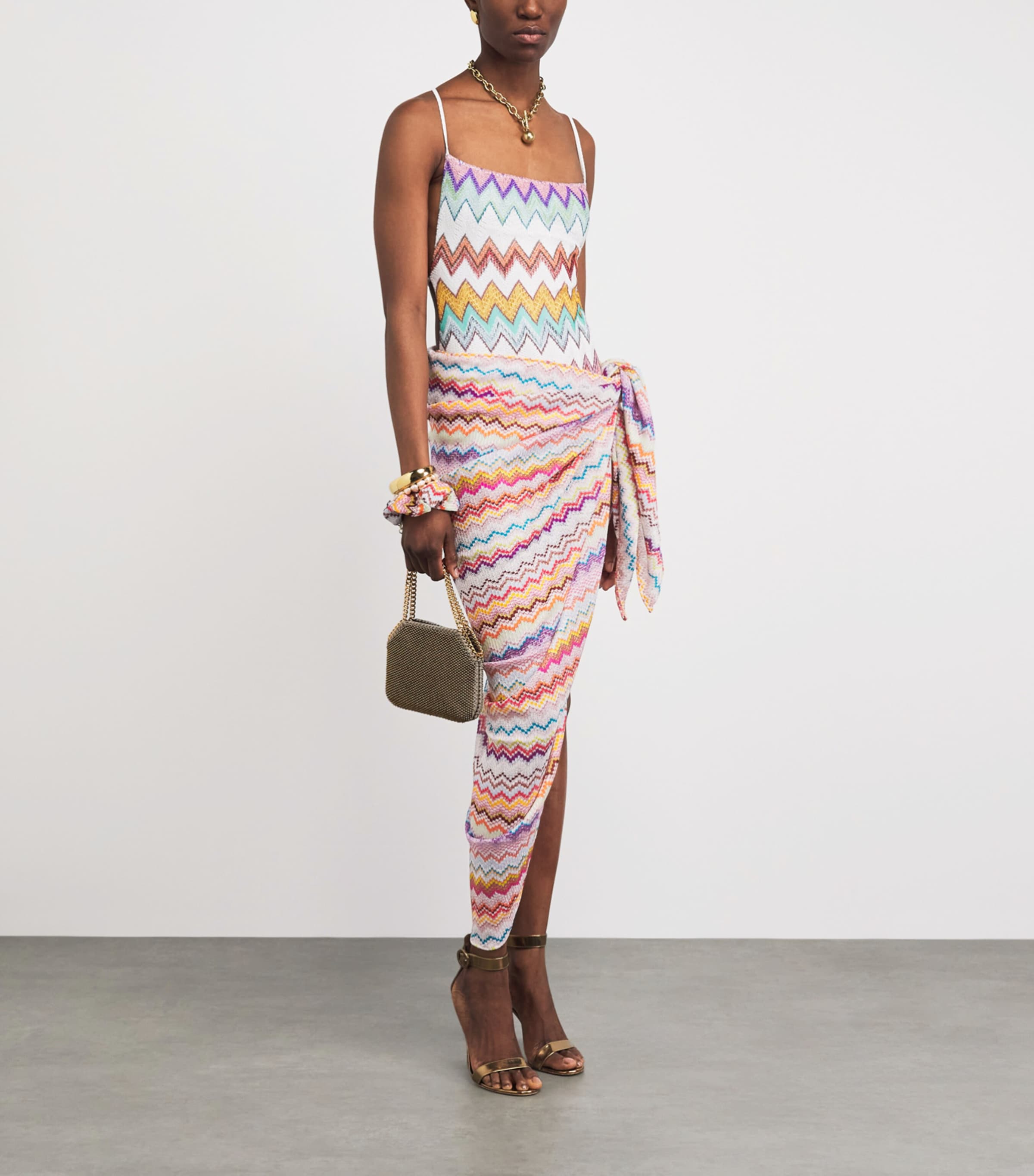 Pixel-Effect Zigzag Maxi Pareo 0001 Image 2