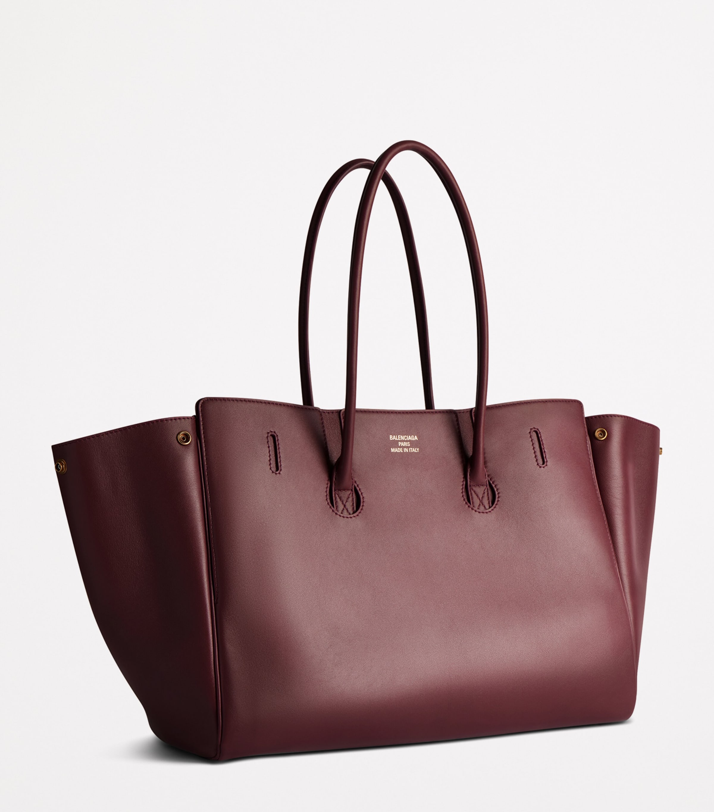 Balenciaga Medium Leather Bel Air Carry All Tote Bag