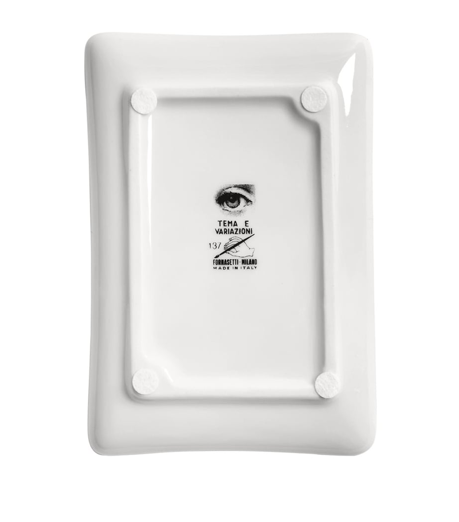 Rectangular Tema e Variazioni Ashtray (10cm x 16cm) MULTI Image 3