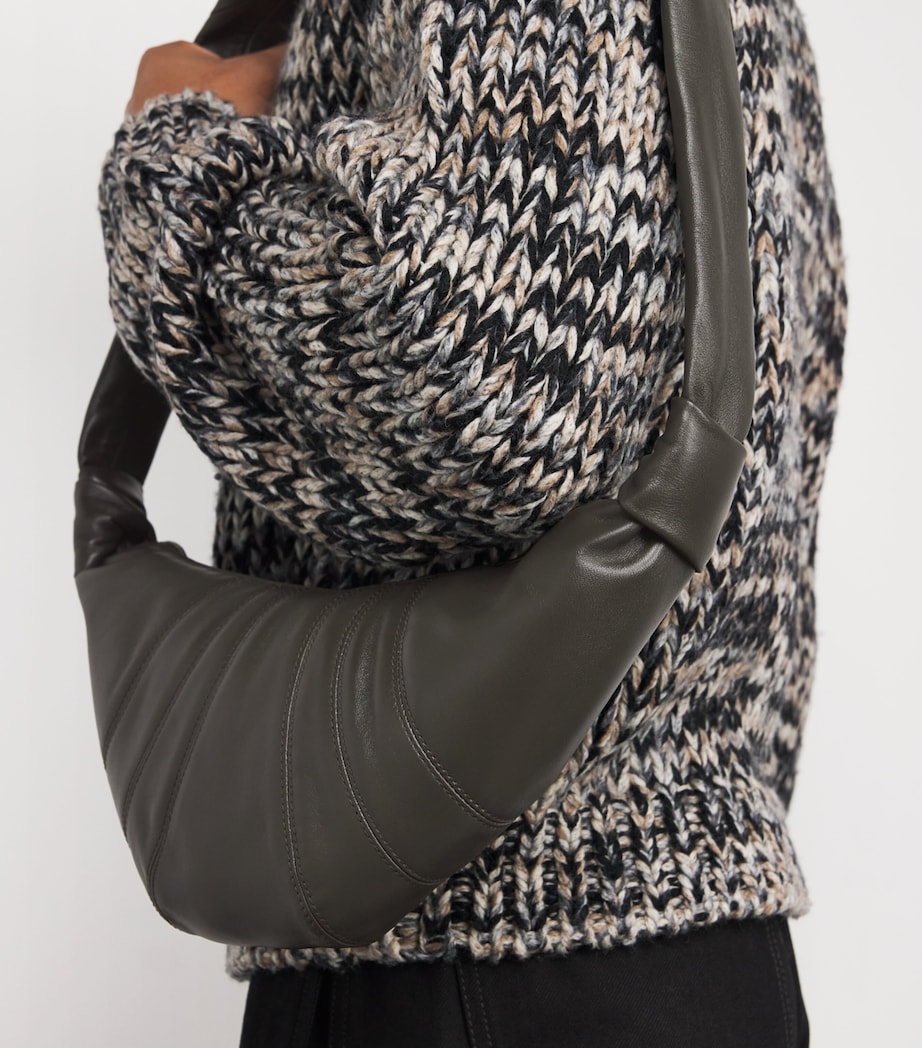 Small Nappa Leather Croissant Bag SHERWOOD Image 5