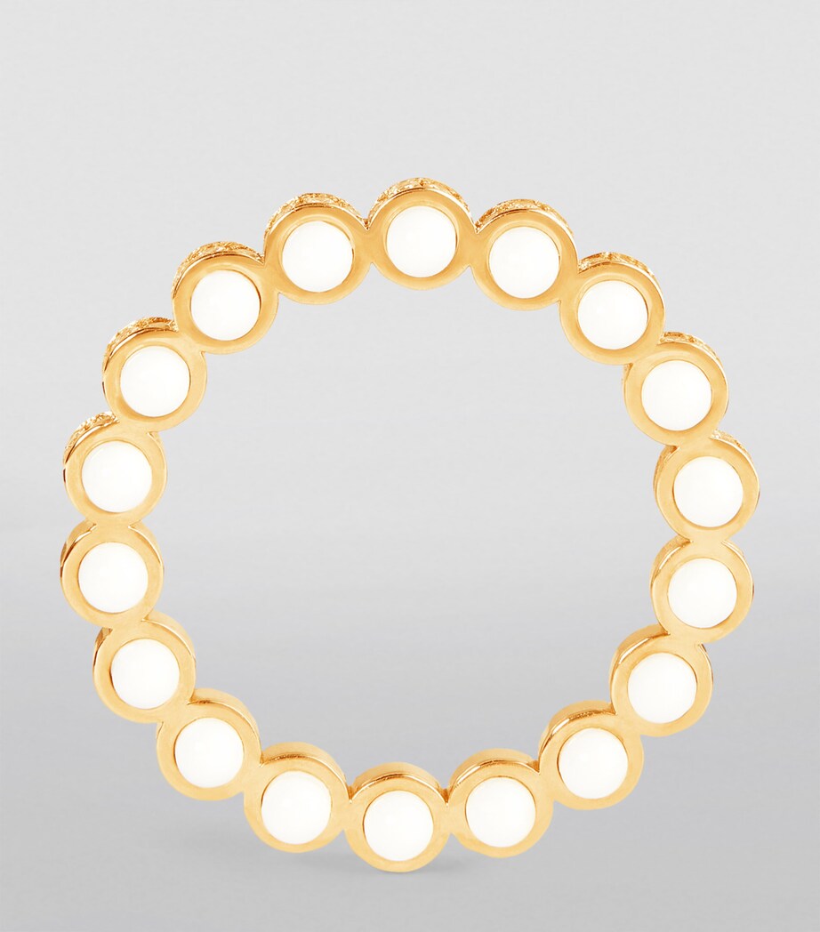 L'ATELIER NAWBAR Yellow Gold, Diamond and Enamel The Hydrogen Ring Yellow Gold Image 2