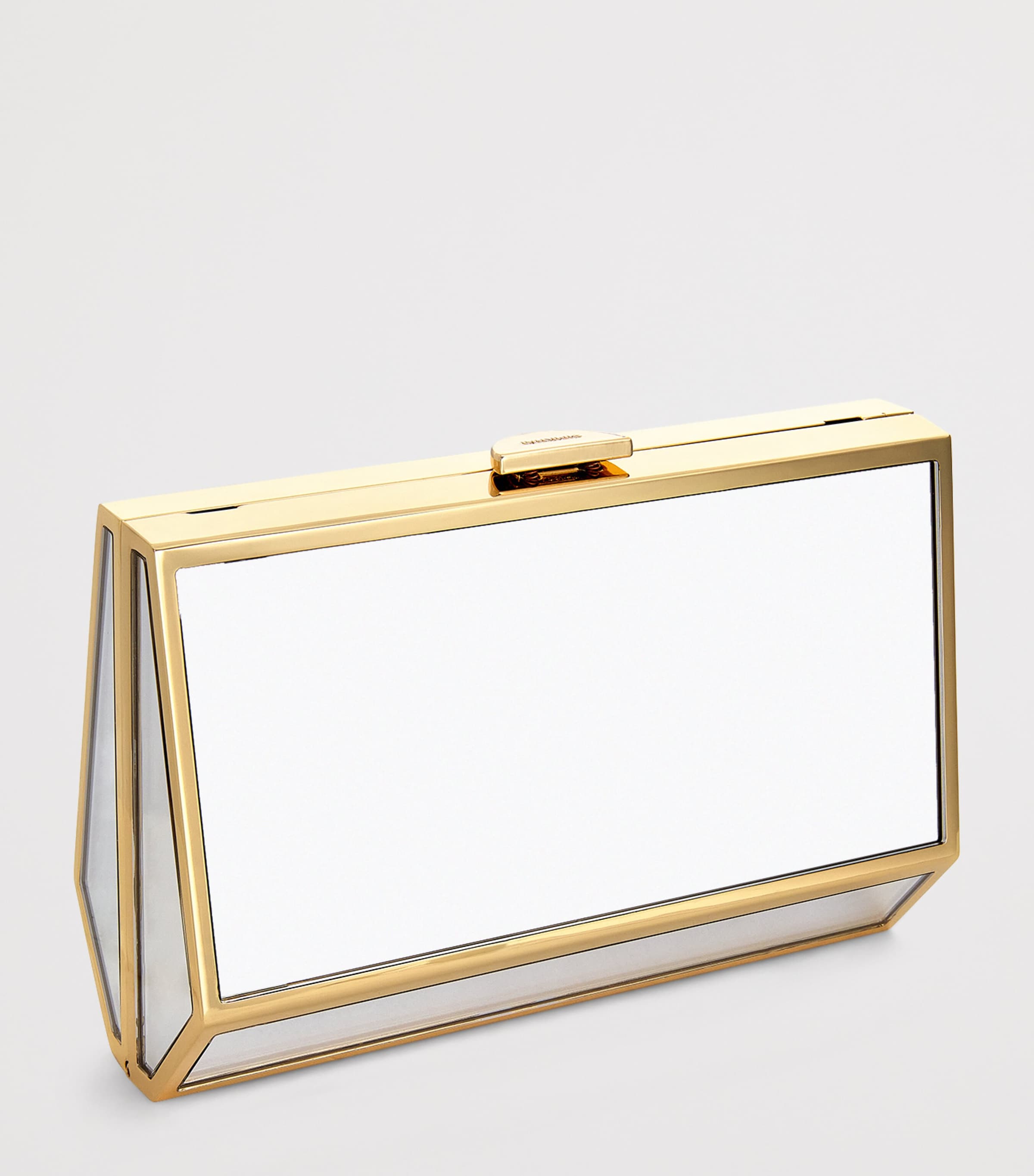 Mirrored Maddox Clutch Bag GOLD Image 3
