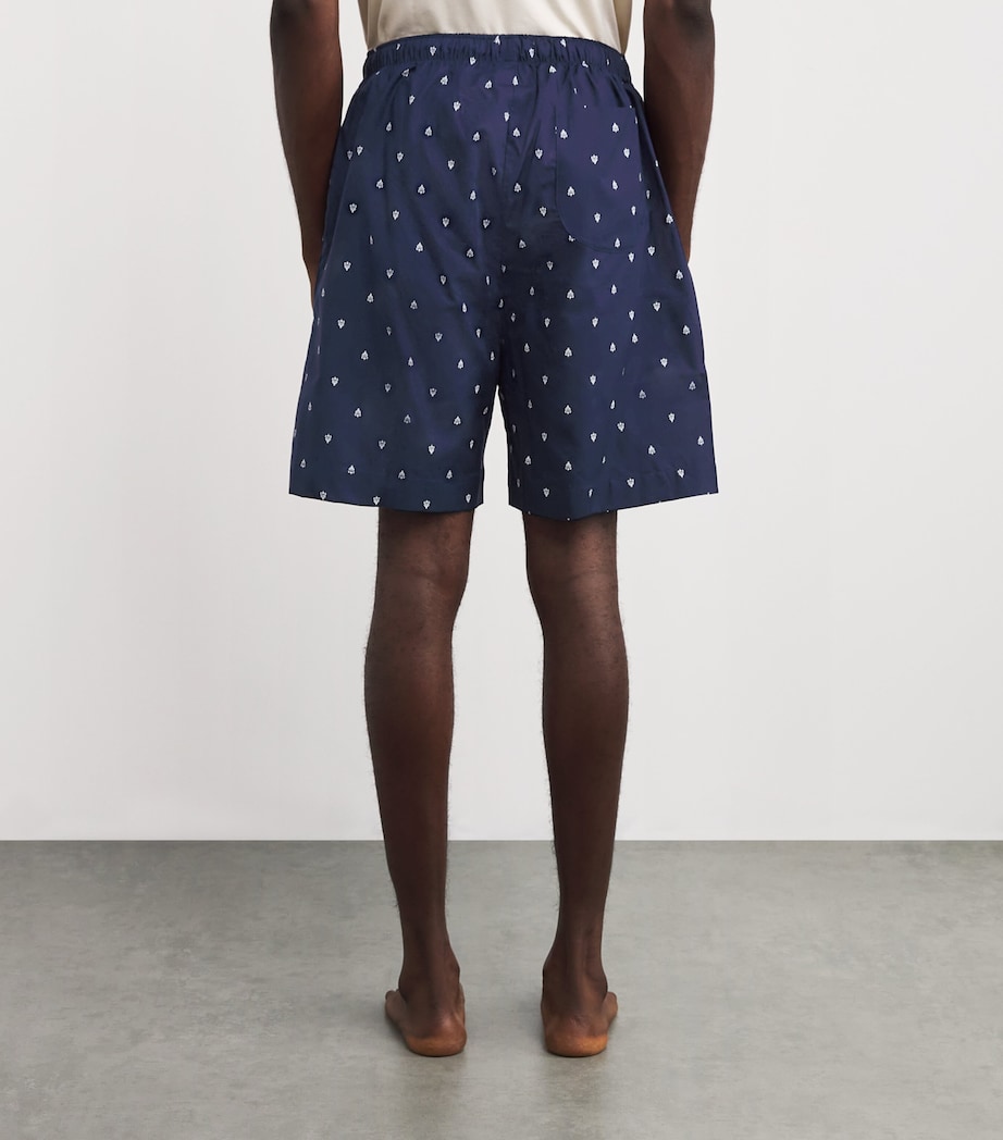 Cotton Nelson Lounge Shorts NAVY Image 4