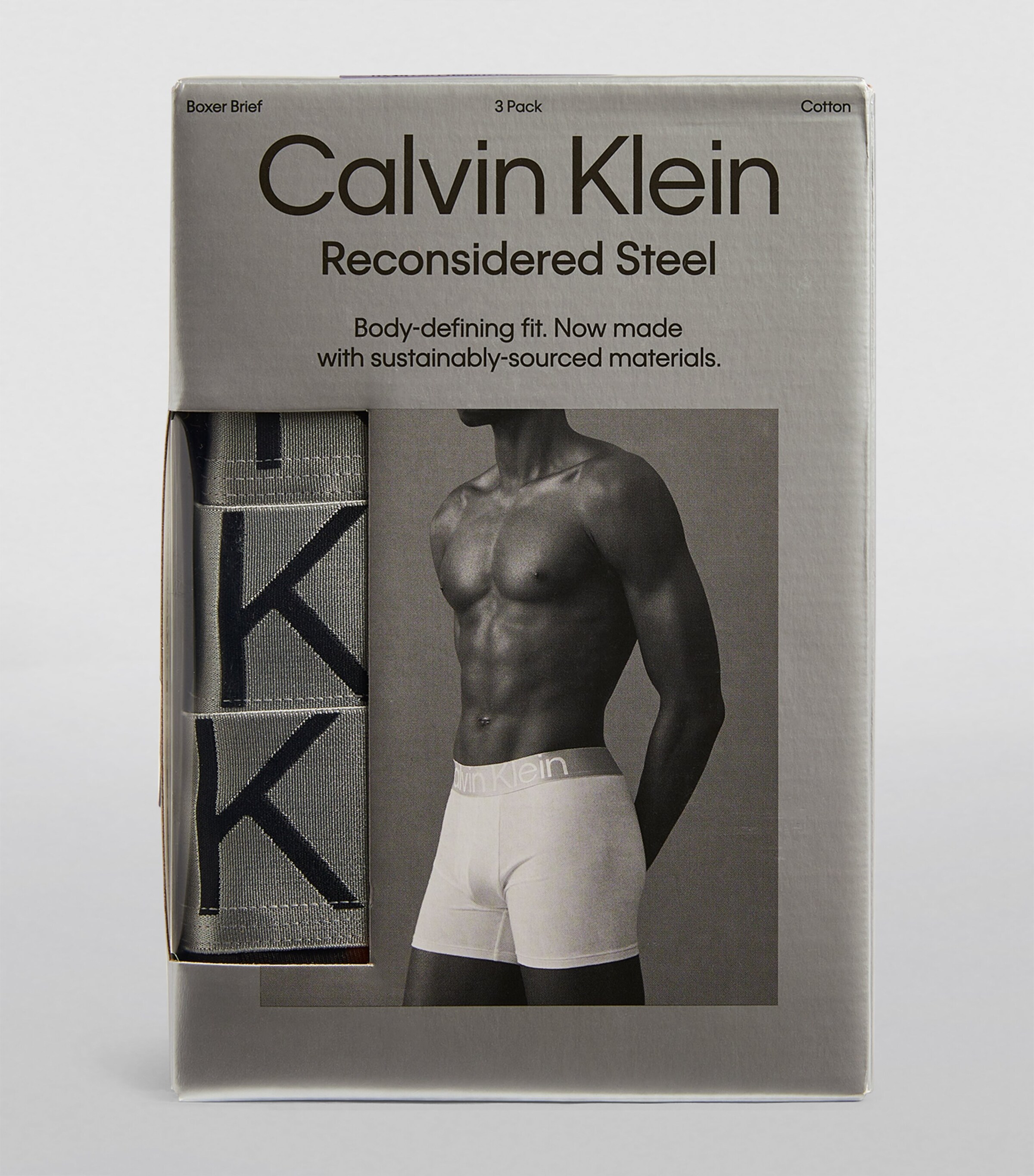 Reconsidered Steel Briefs (Pack of 3) BLACK Image 4