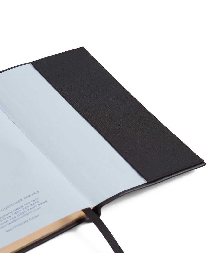 Panama Leather Weekly Diary 2026 BLACK Image 4